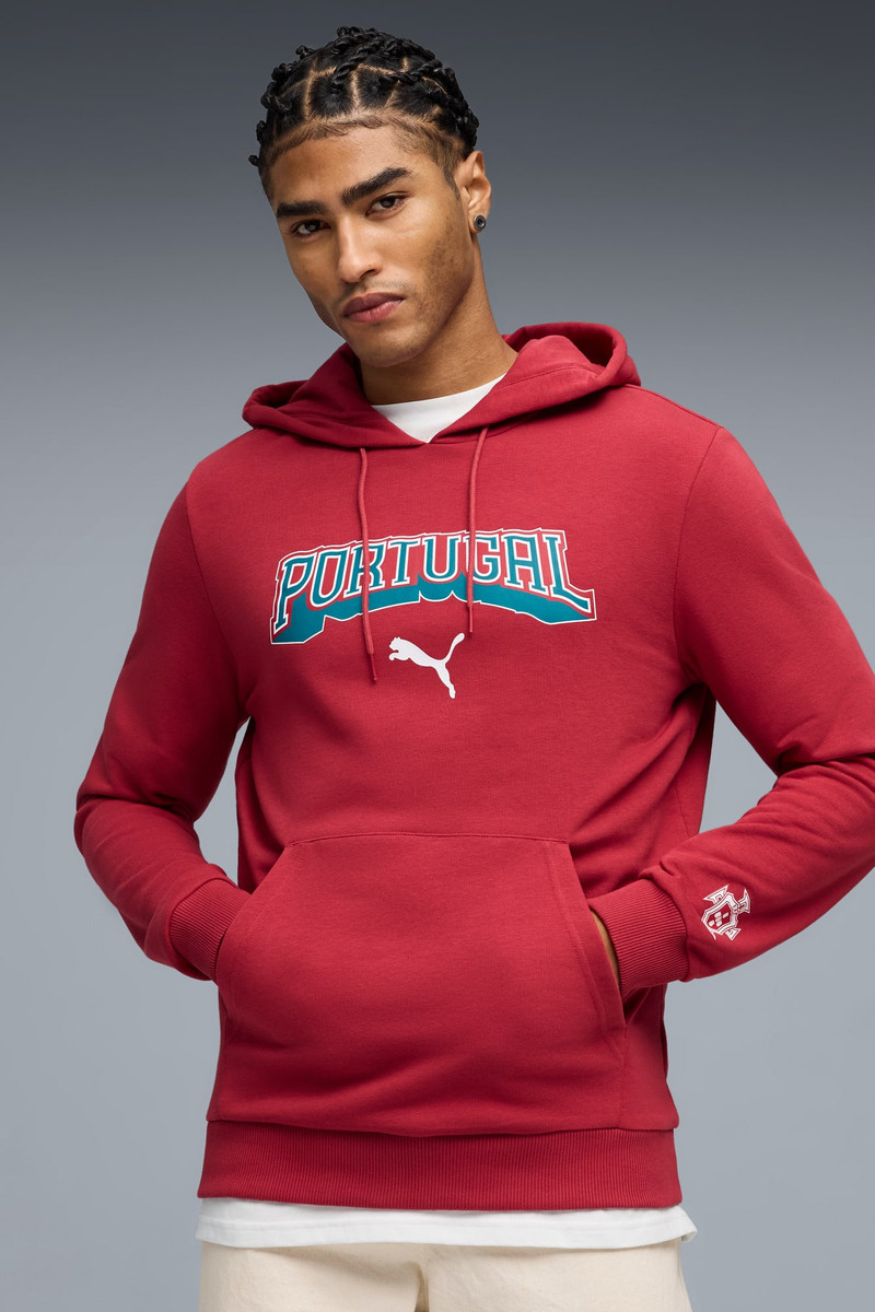 PUMA Portugal ftblCulture Men's Soccer Hoodie outlook