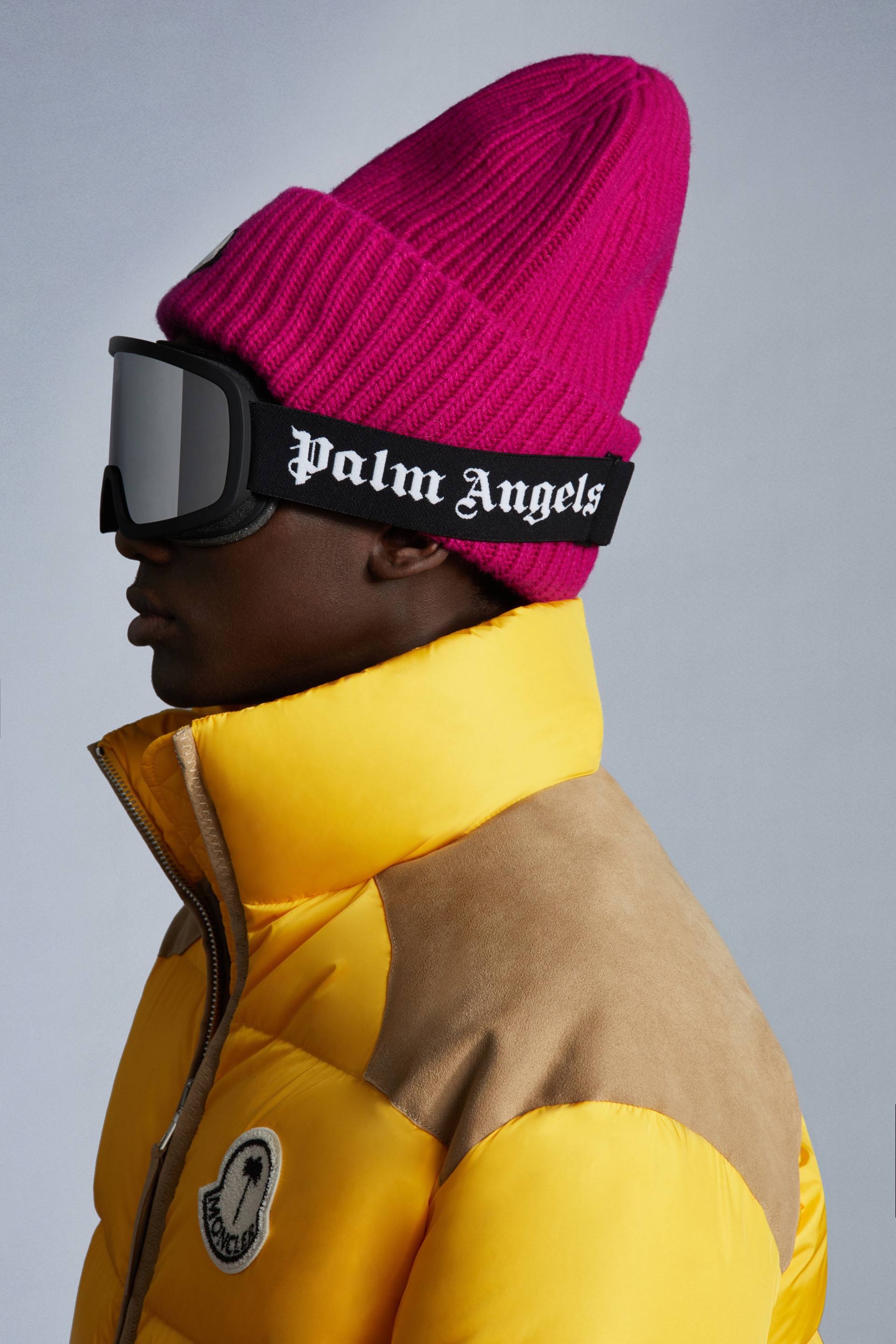 Ski goggles with Palm Angels logo - 5