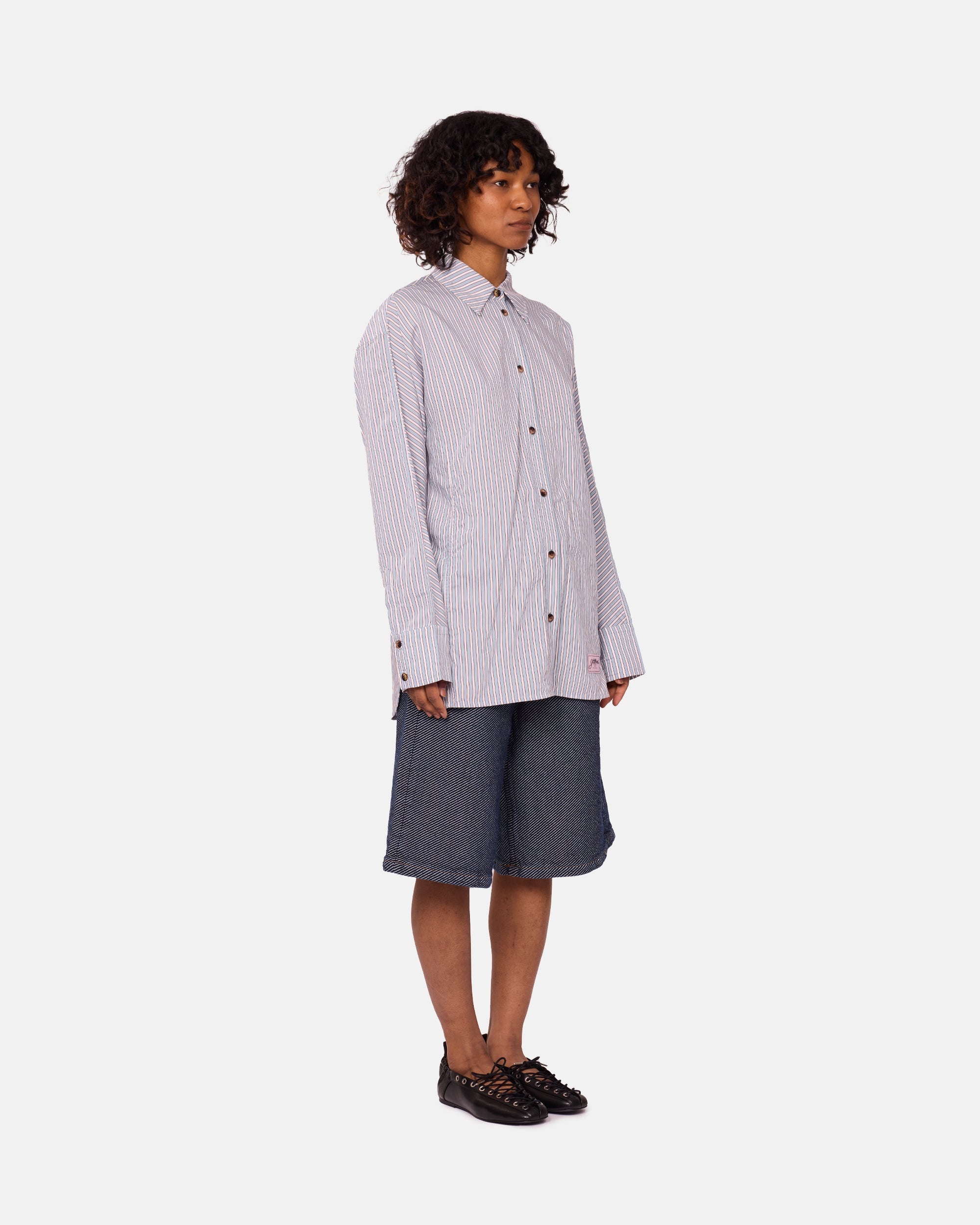 Yarn Dyed Stripe Shirt - 4