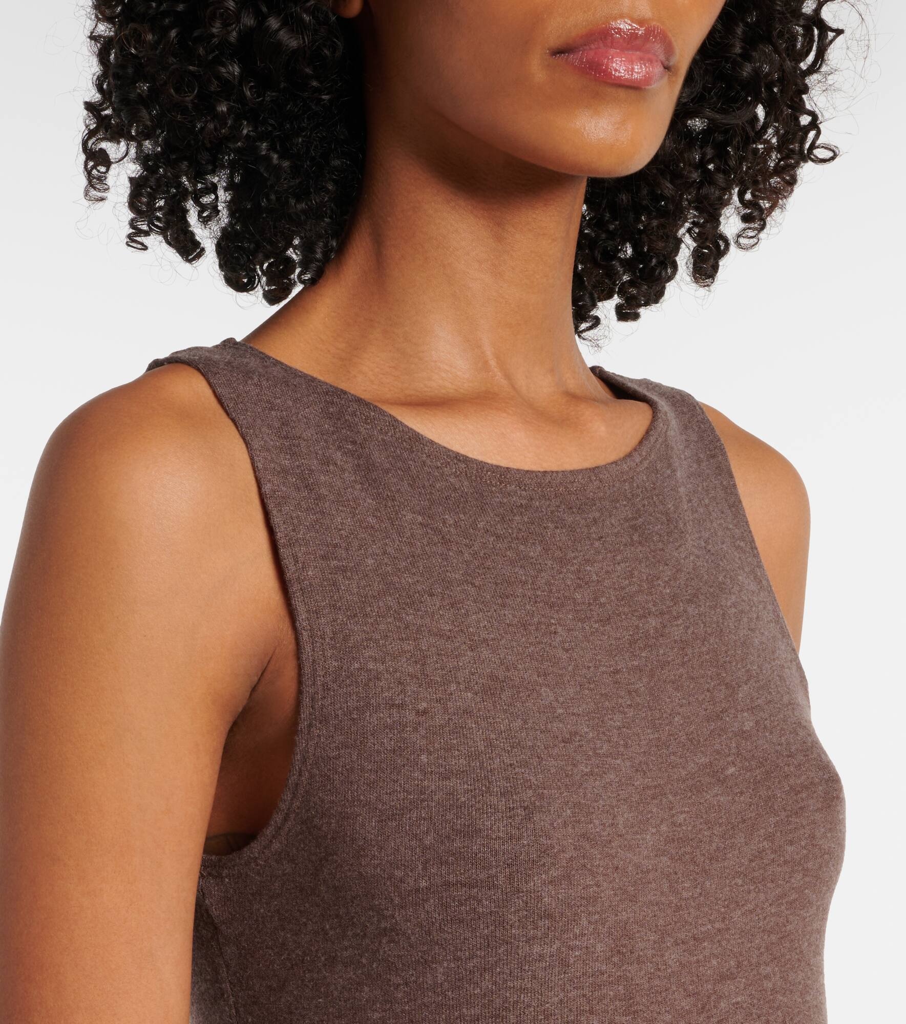 Lauren sleeveless jersey midi dress - 4