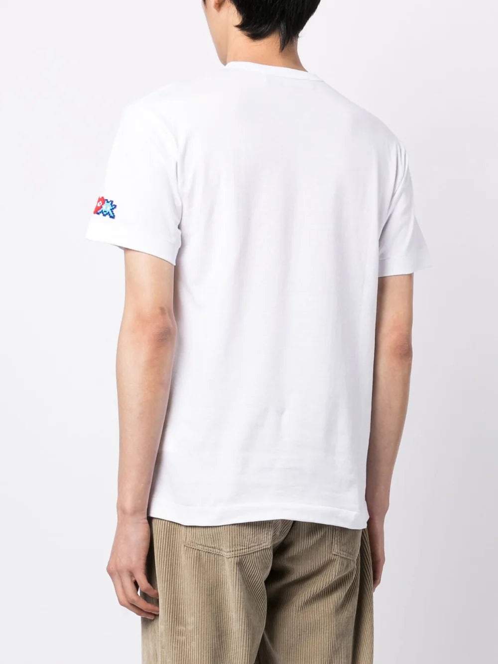 LOGO-PATCH CREW-NECK T-SHIRT - 4