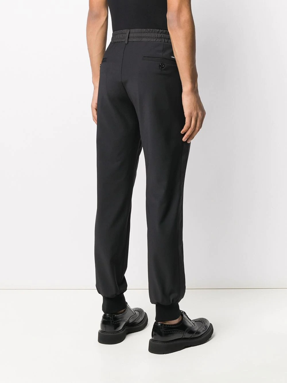 stretch wool jogging bottoms - 4