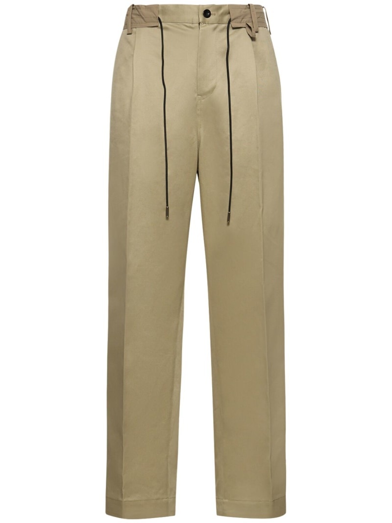 Cotton chino pants - 1