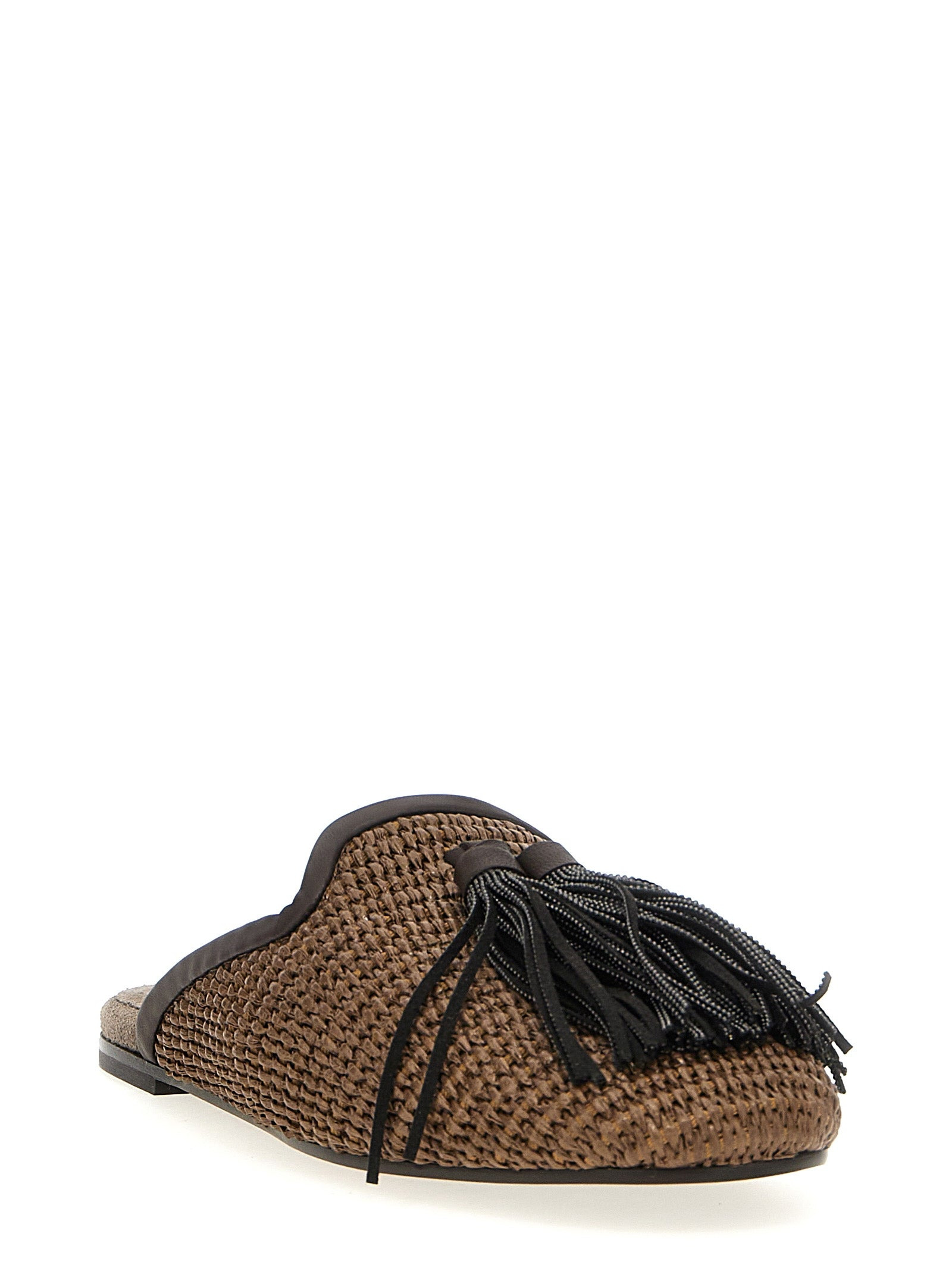 Brunello Cucinelli Women Jewel Tassel Sabots - 2
