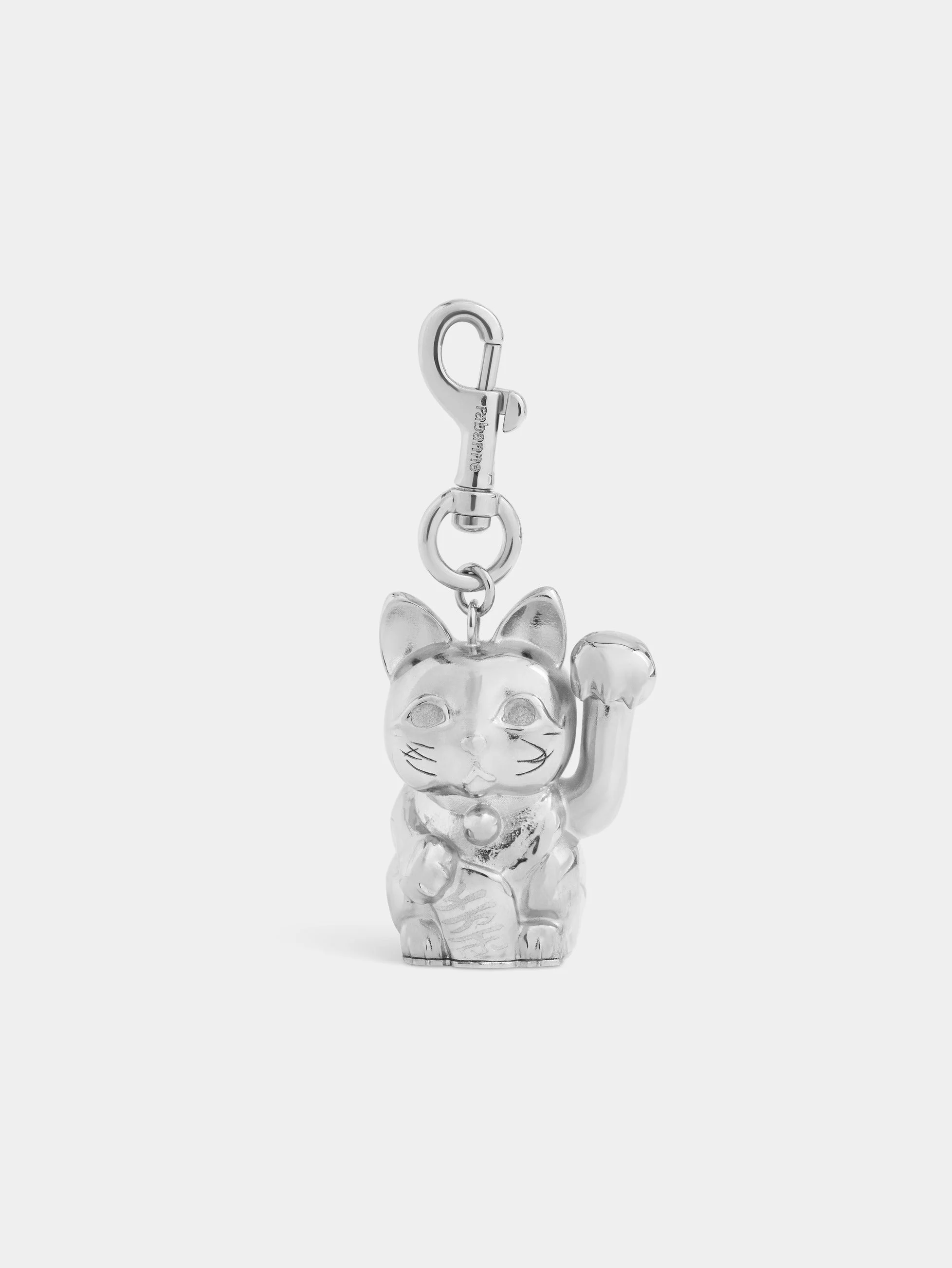 OHMORI X RABANNE LUCKY CAT SILVER CHARM - 1
