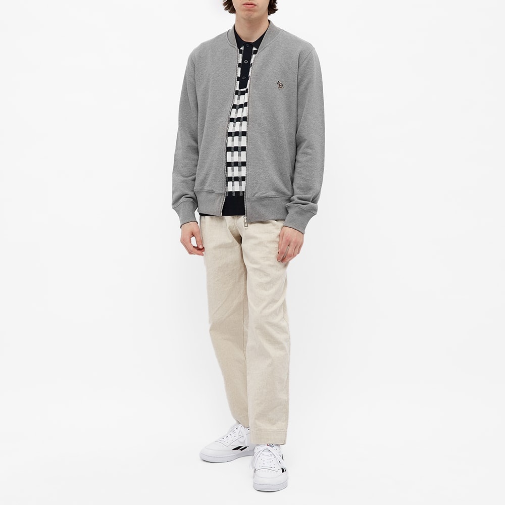 Paul Smith Zebra Zip Jersey Bomber - 7