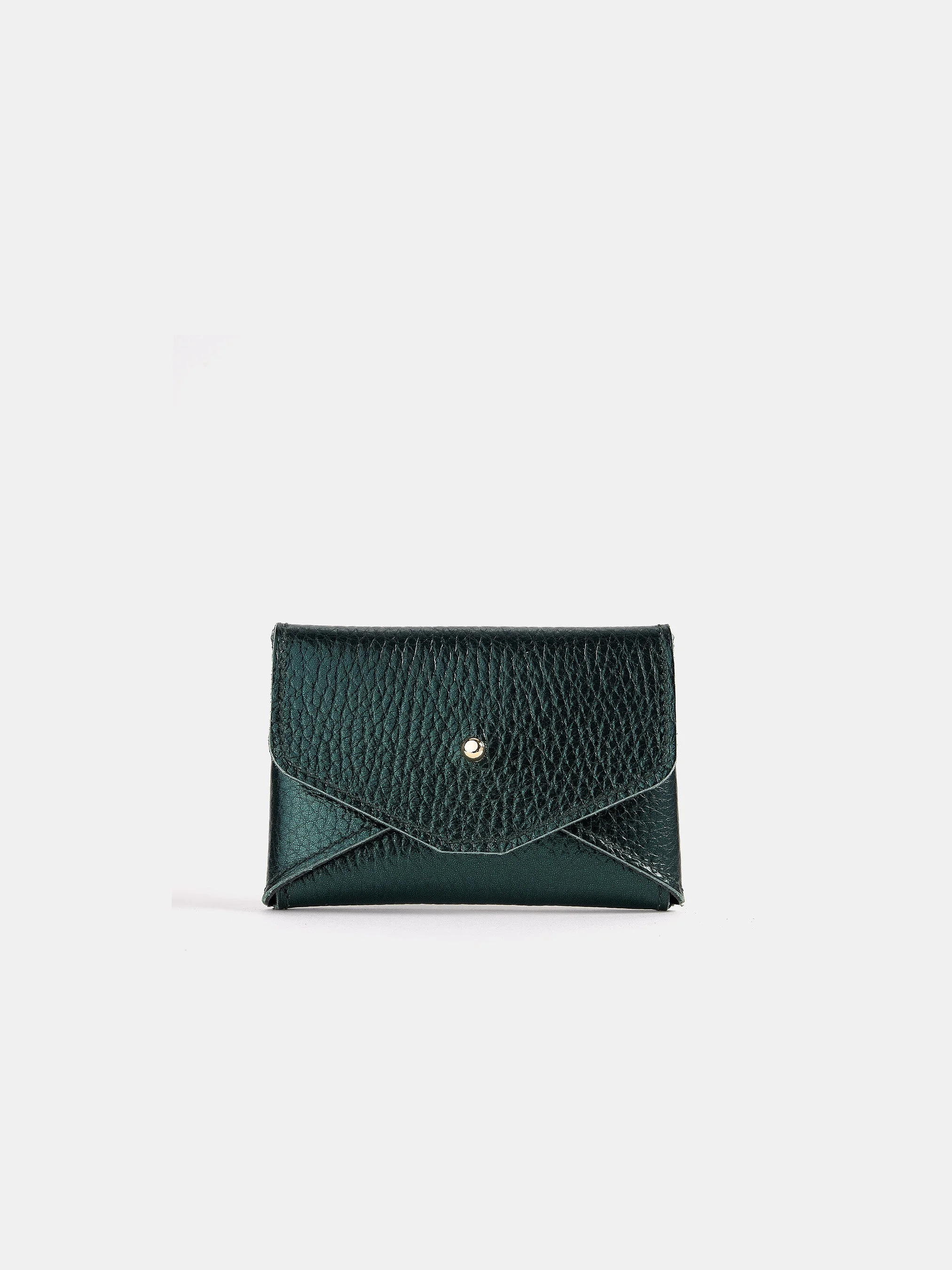 The Mini Purse - Metallic Emerald - 1