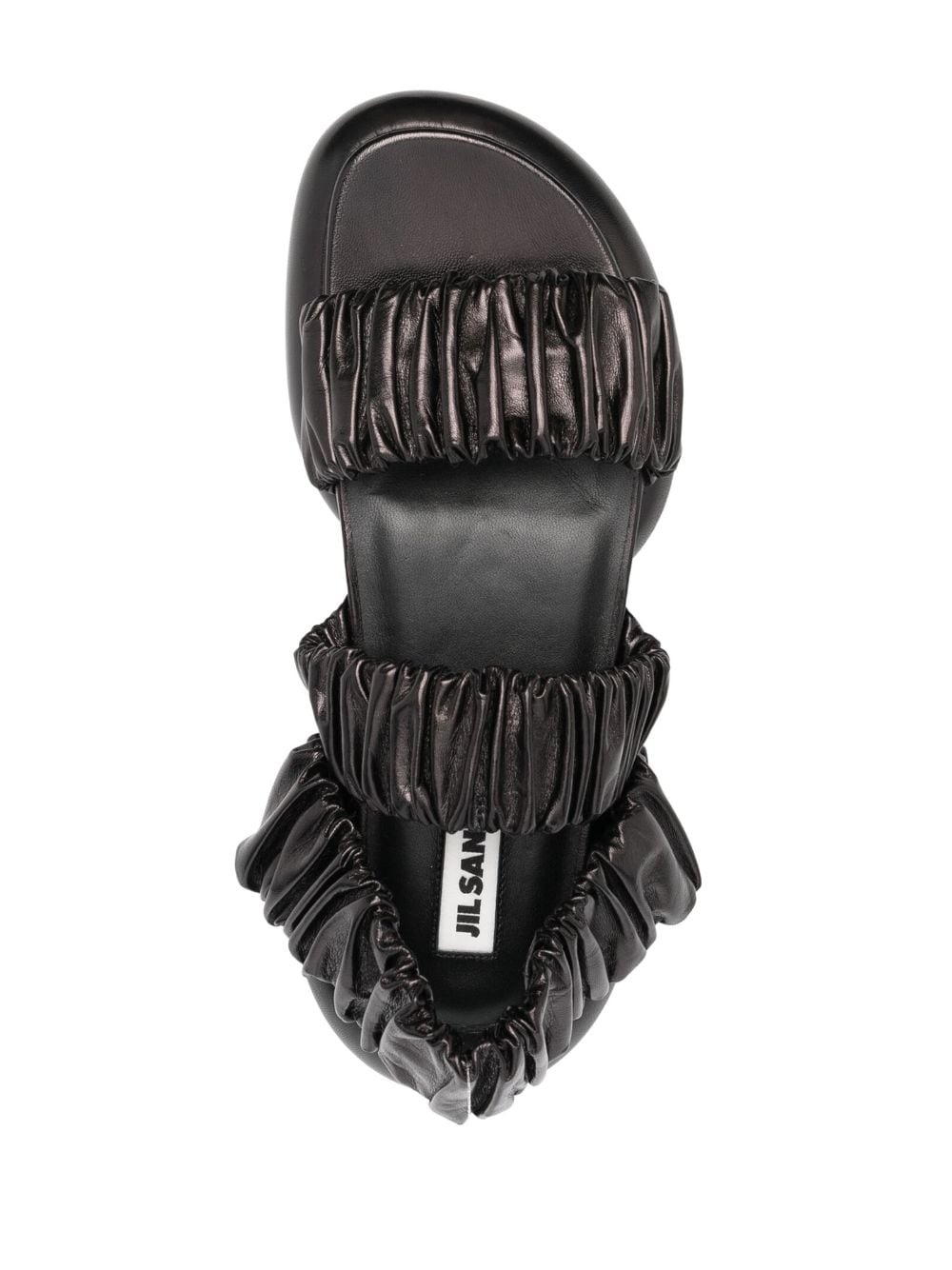 45mm ruched-strap chunky sandals - 4
