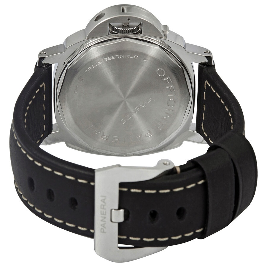 Panerai Luminor Base Hand Wind Black Dial Men's Watch PAM00915 - 3