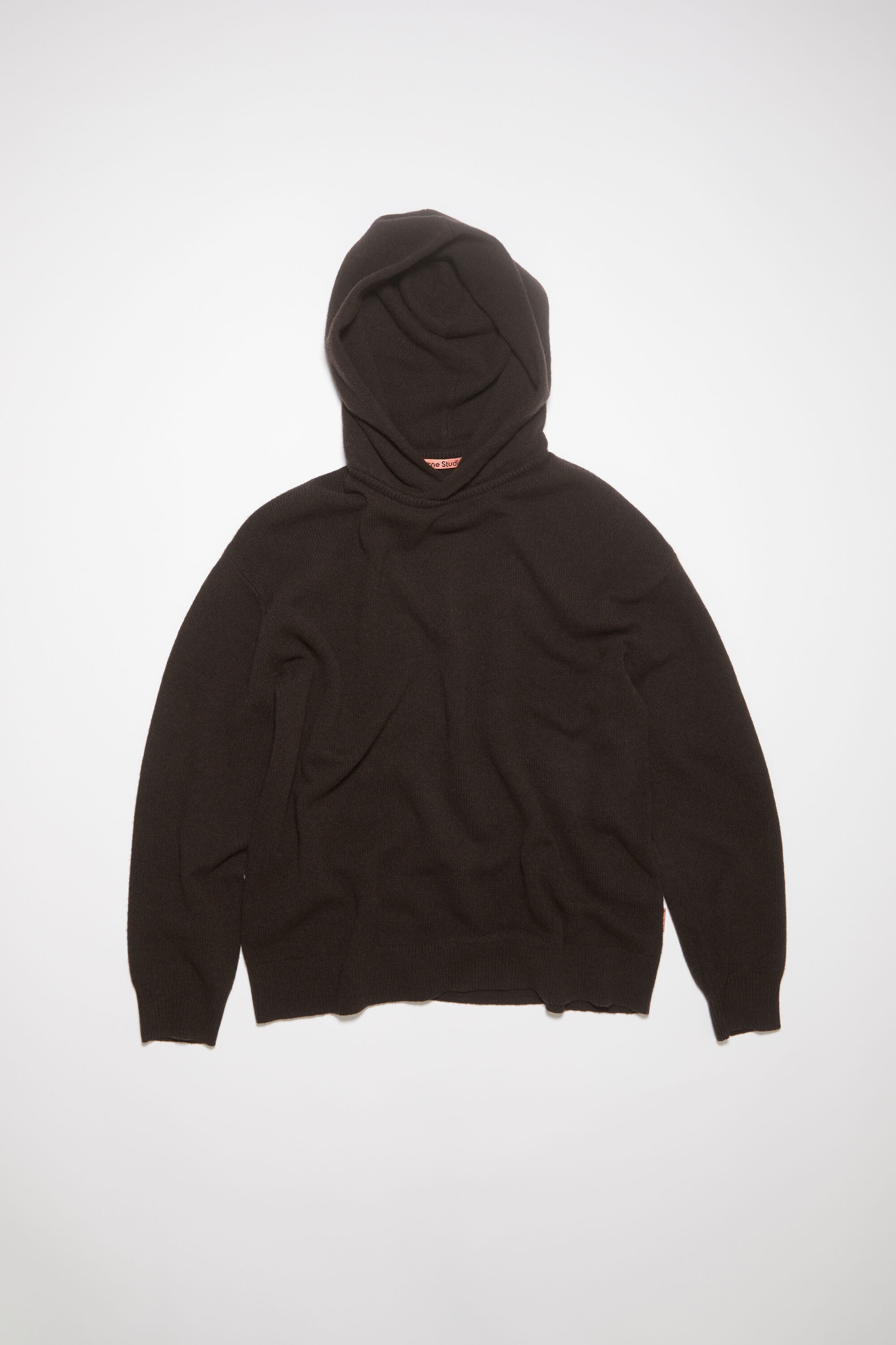 Wool cashmere hoodie - Dark brown - 6