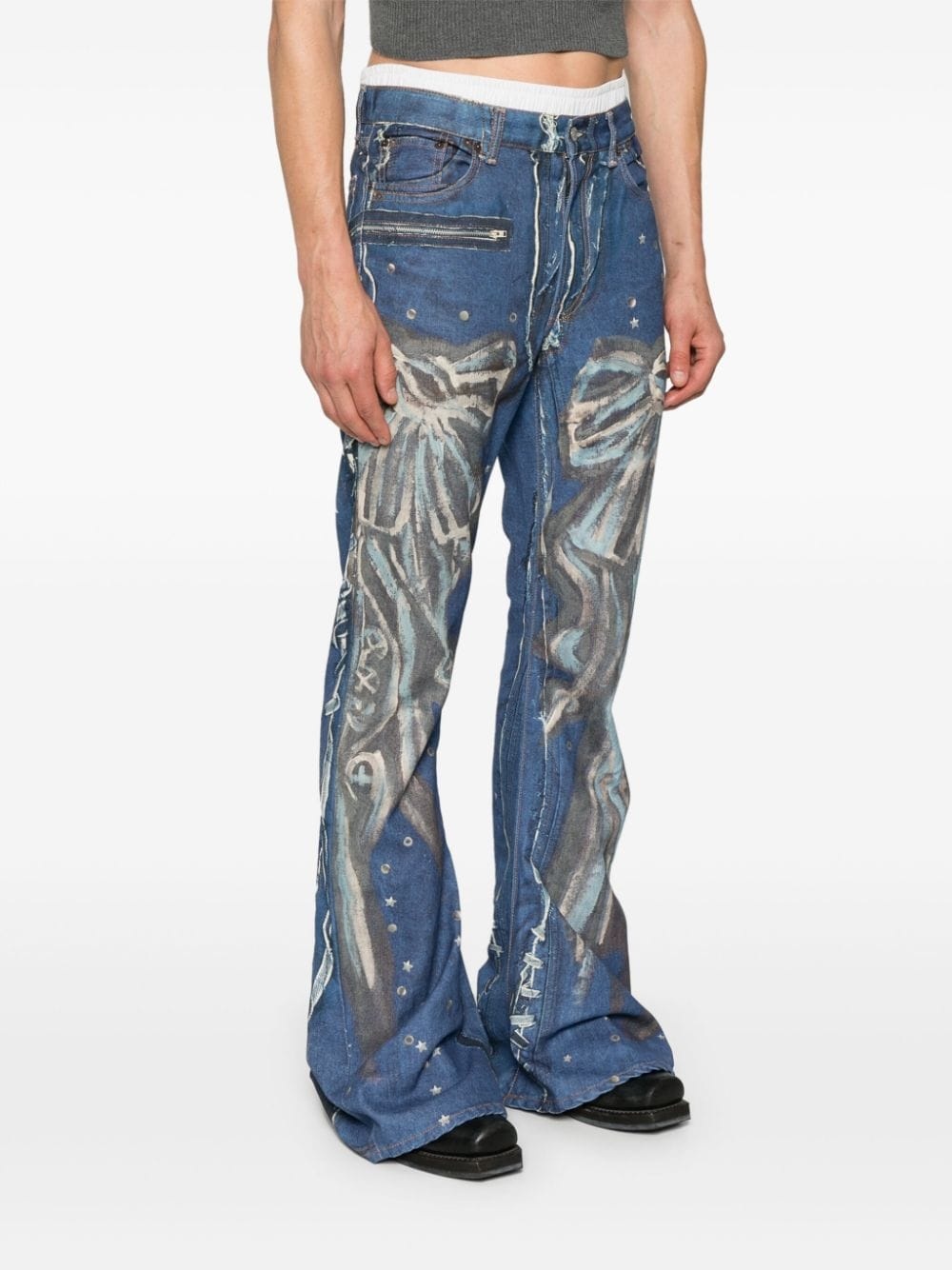 high-rise bootcut jeans - 3