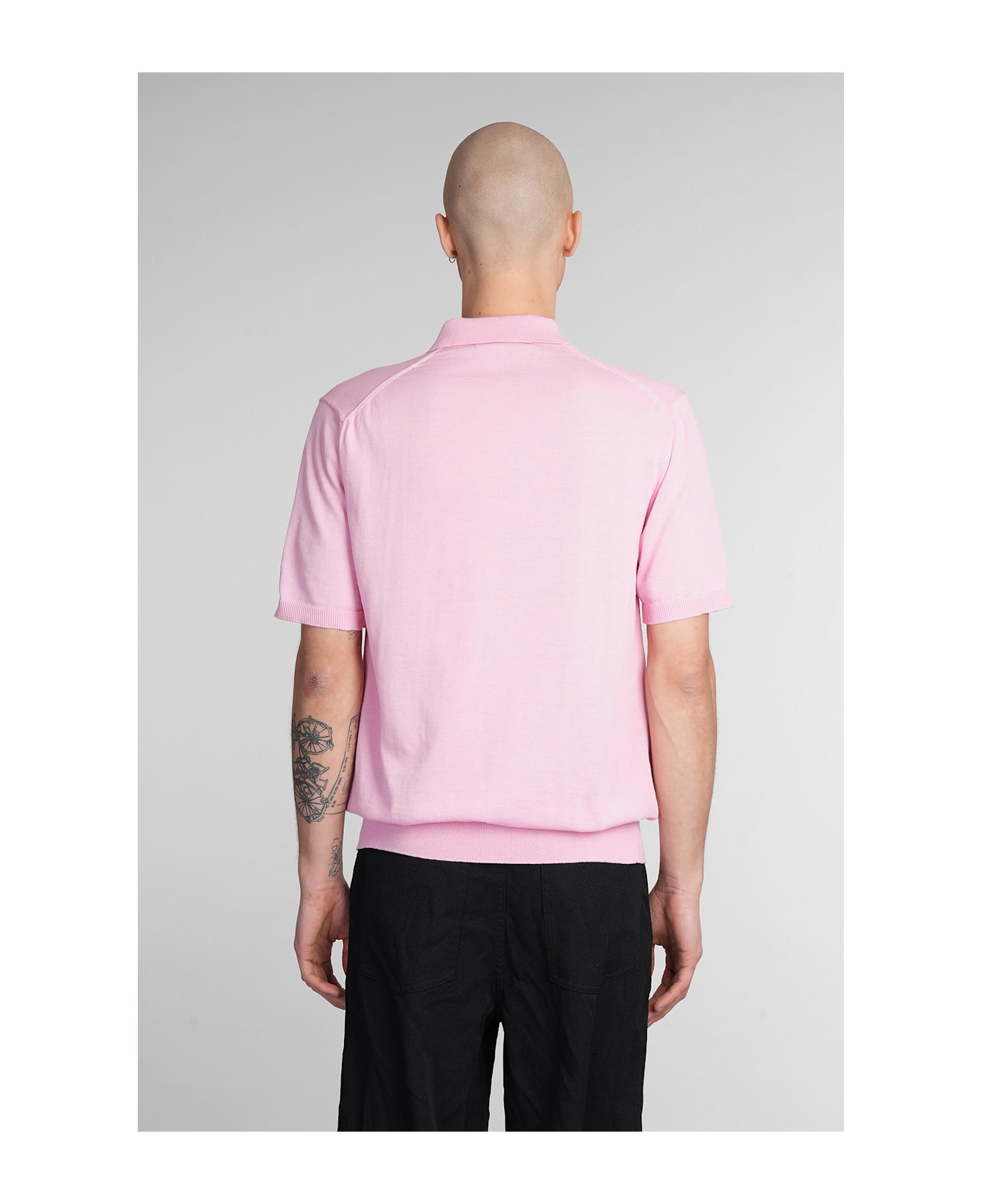 Polo In Rose-pink Polyester - 3