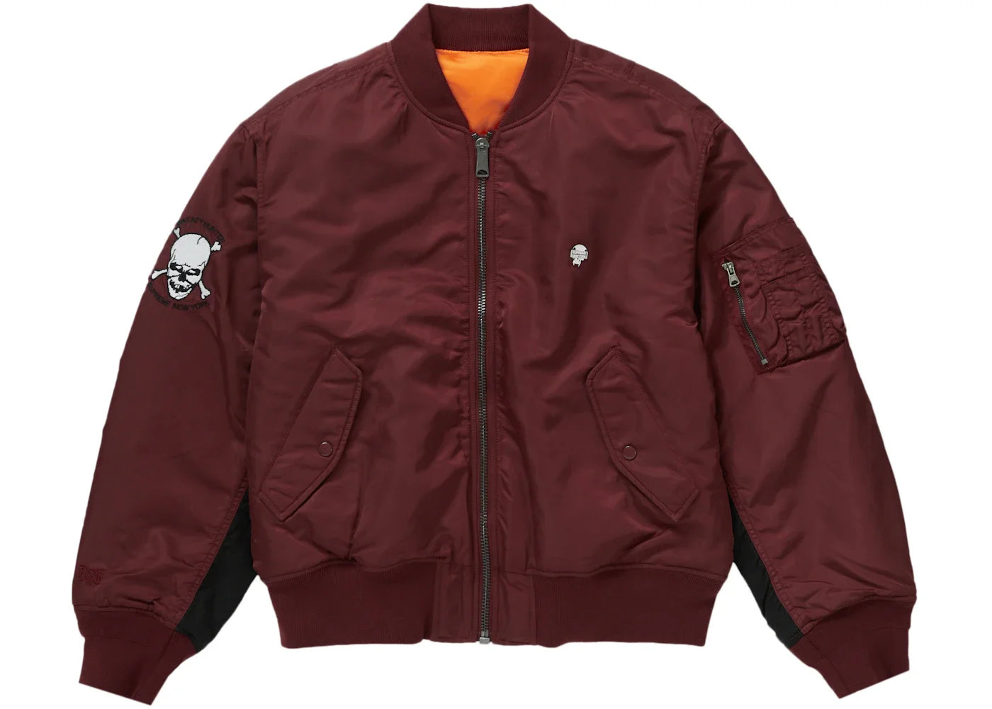 Supreme Bounty Hunter MA-1 Jacket Burgundy - 1