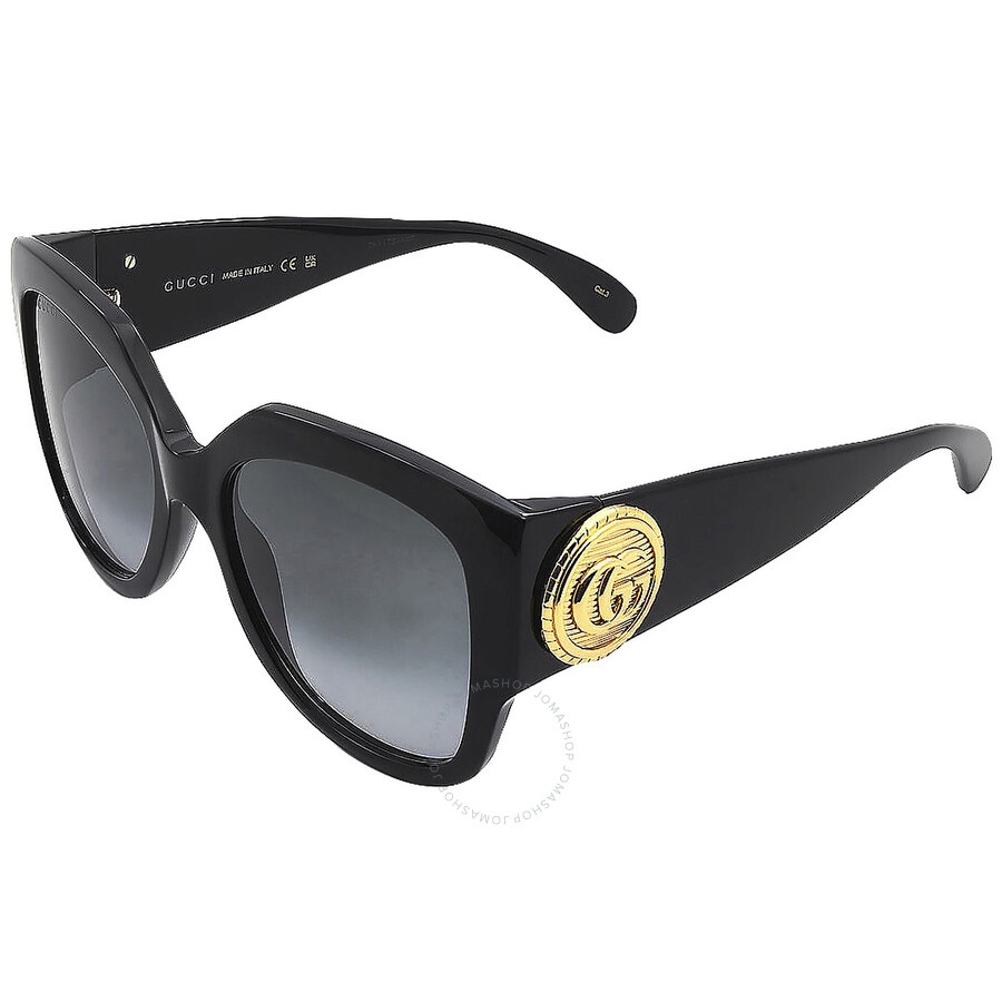 Gucci Grey Butterfly Ladies Sunglasses GG1407S 001 54 - 4