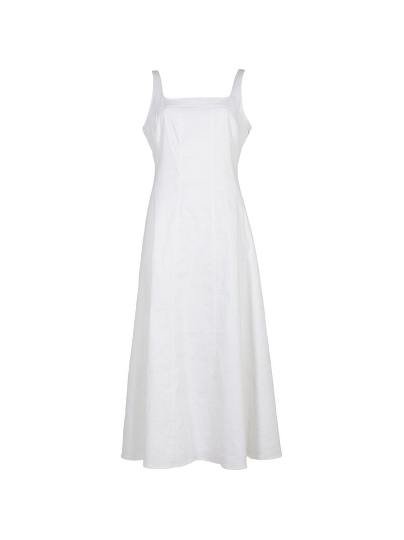 square-neck panelled idi dress 1