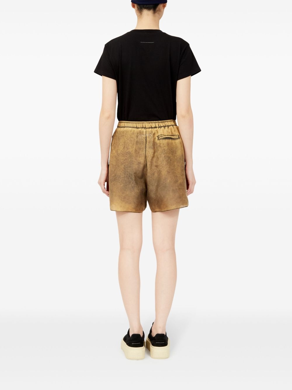 distressed-finish shorts - 4