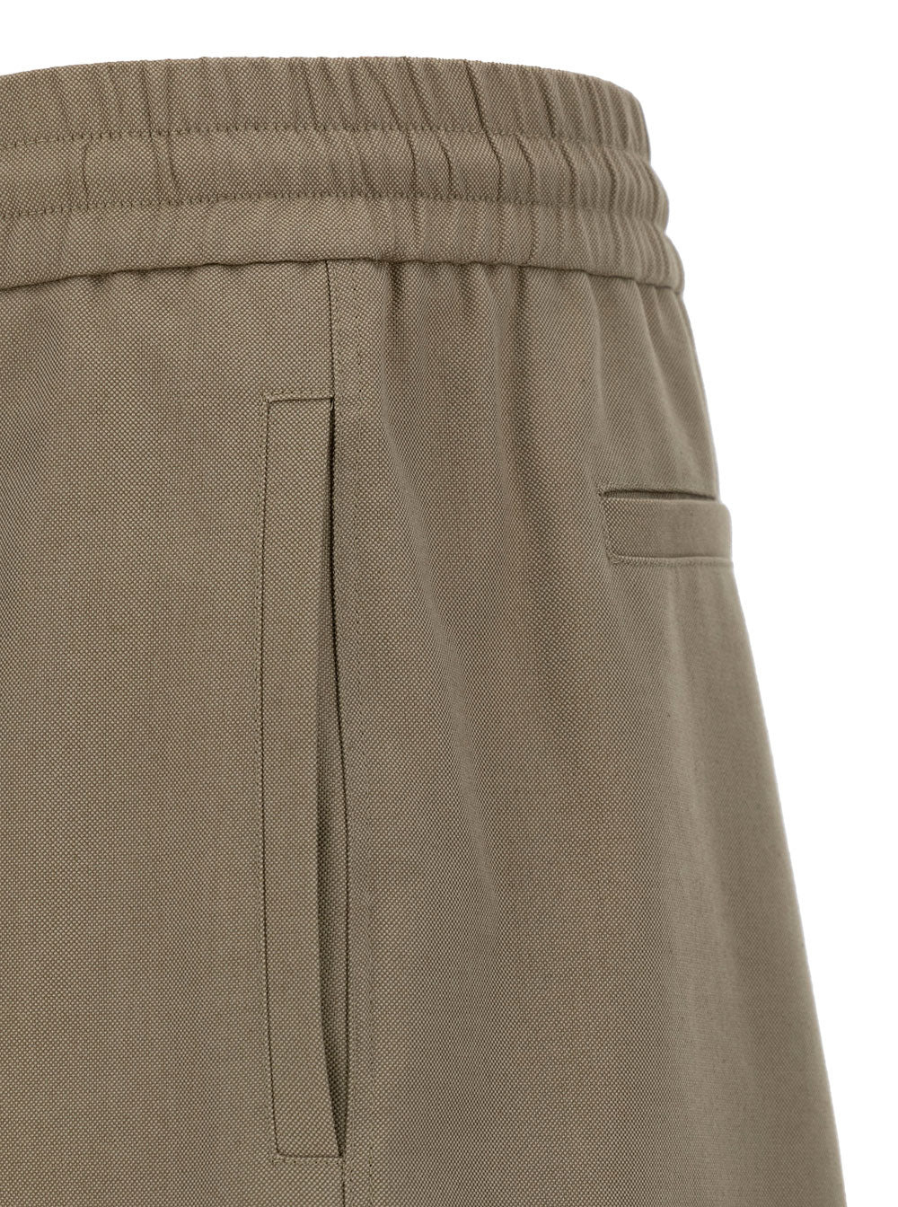 Alexander Mcqueen Men Beige Cargo Pants With Elastic Waistband In Cotton Man - 3