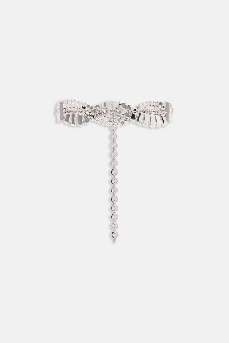 Alessandra Rich CRYSTAL BRAID CHOKER outlook
