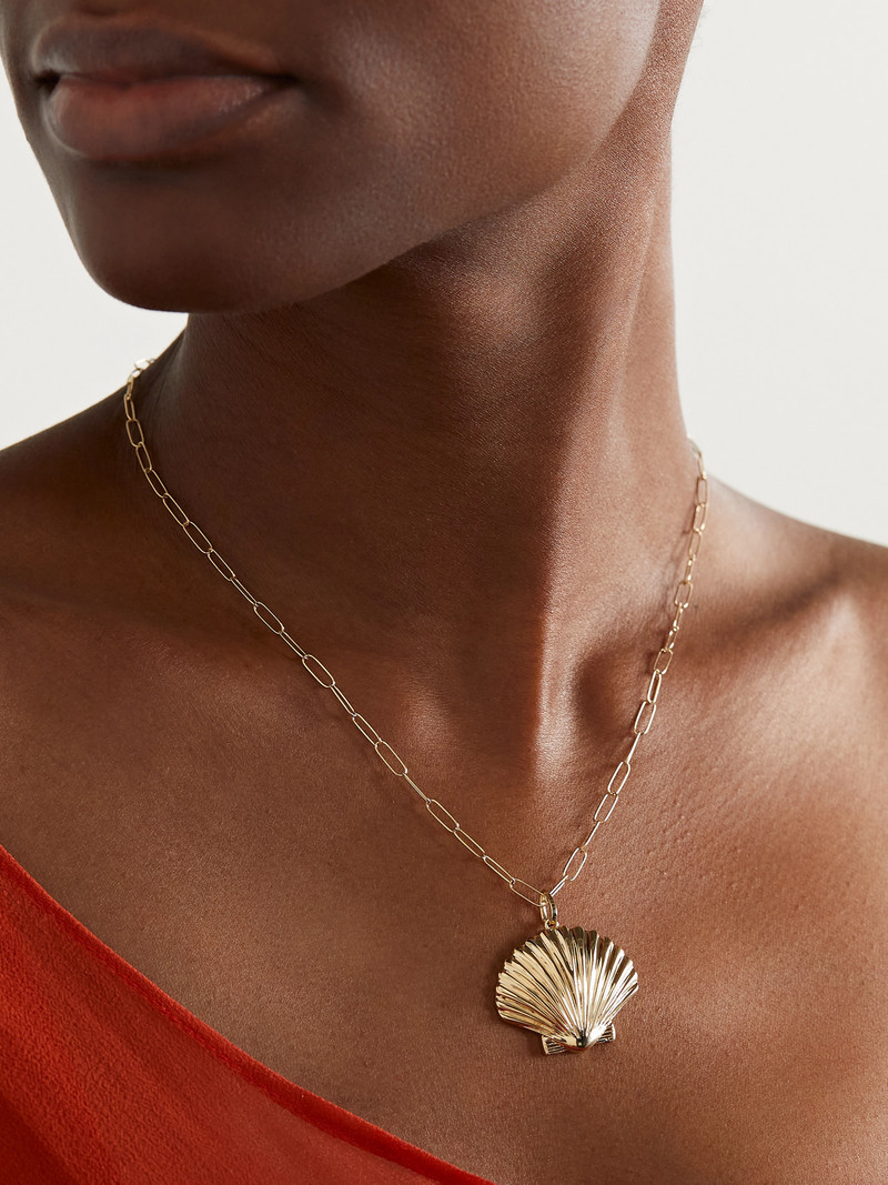 MATEO Large Venus 14-karat Gold Necklace outlook