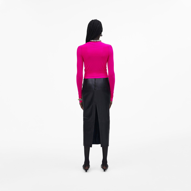 FINE RIBBED MERINO CARDIGAN 4