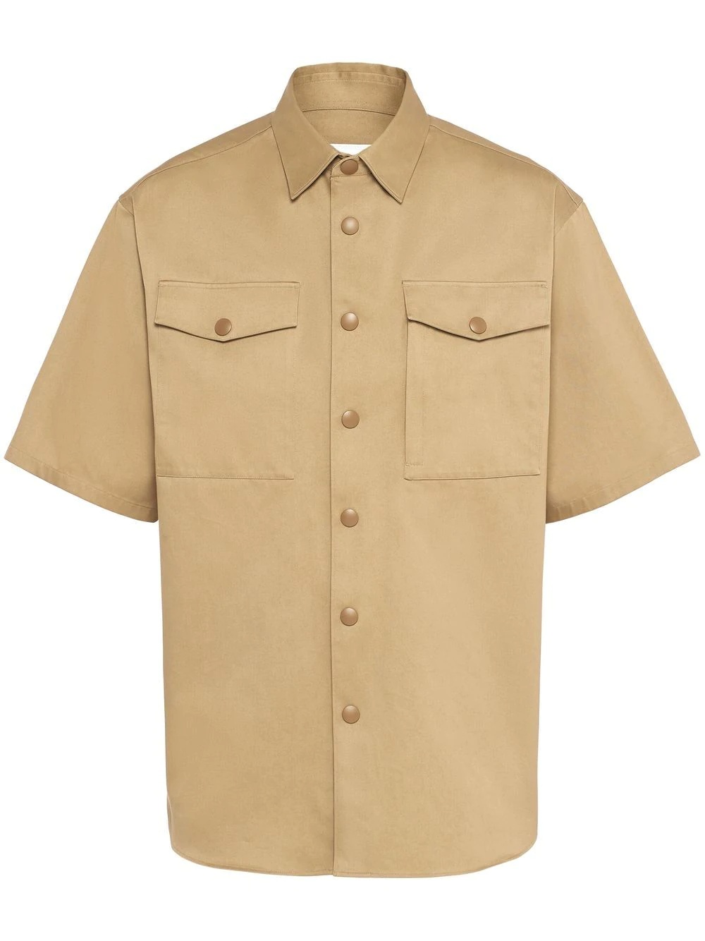 button-up short sleeve shirt - 1