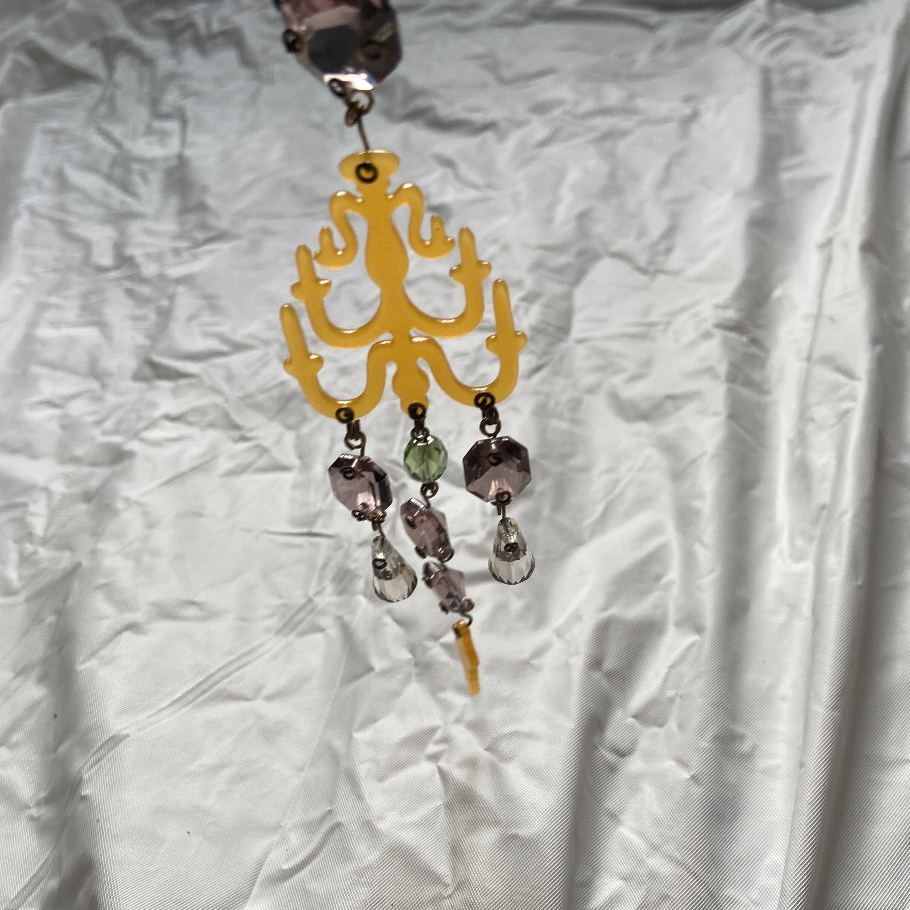 Jean Paul Gaultier Chandelier crystal necklace - 7