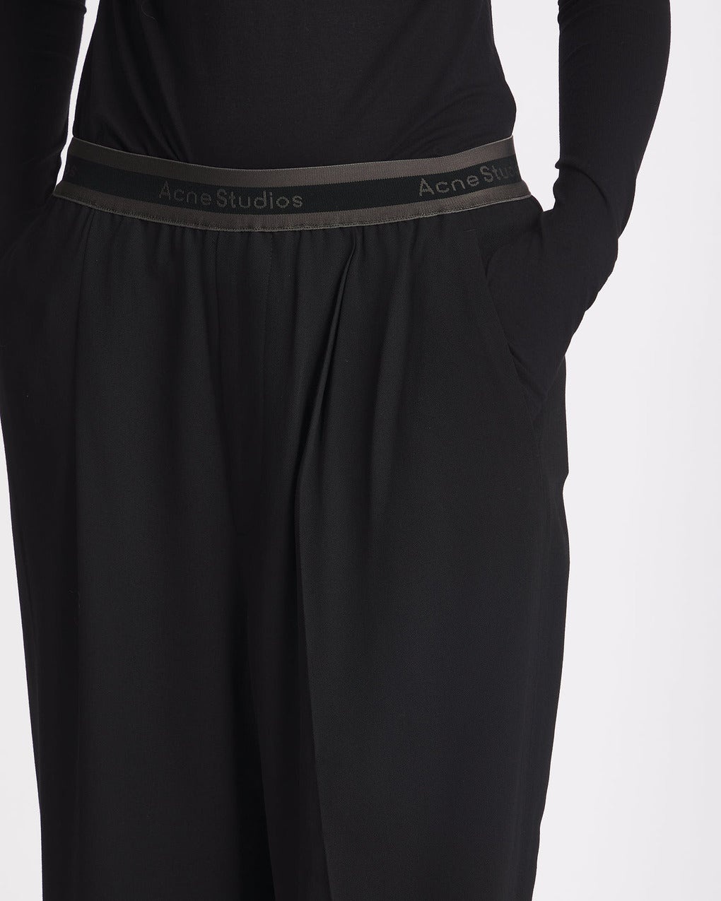 Trousers Logo Tape Black - 5