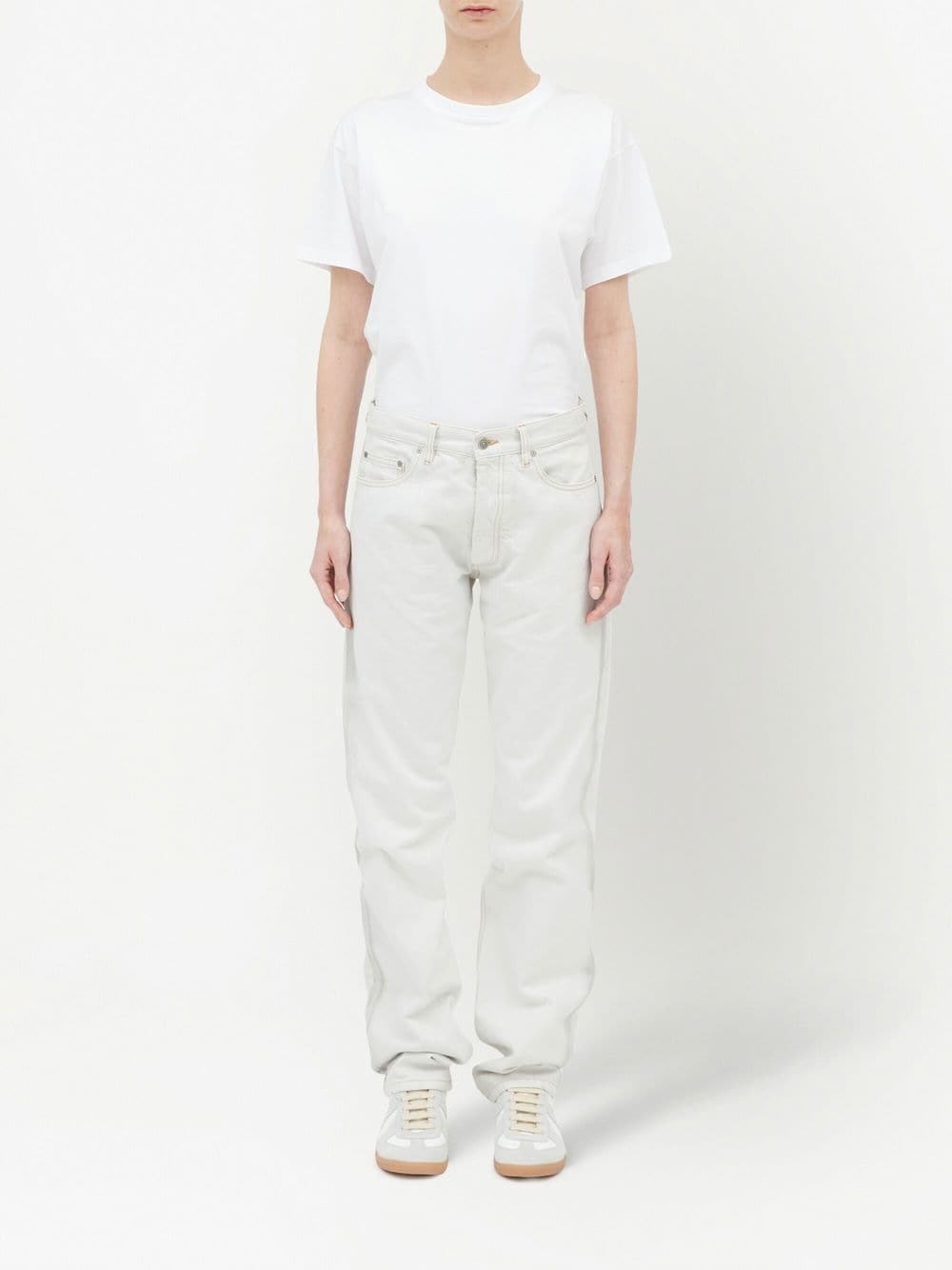 straight-leg mid-rise jeans - 3