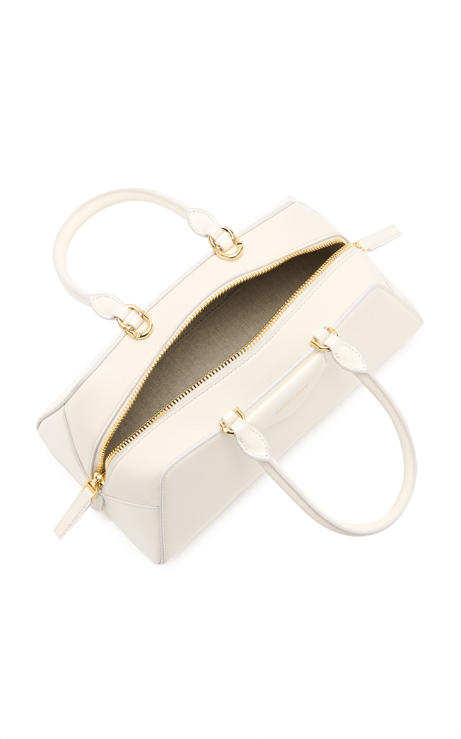 Antigona E/W Small Leather Bag white - 7