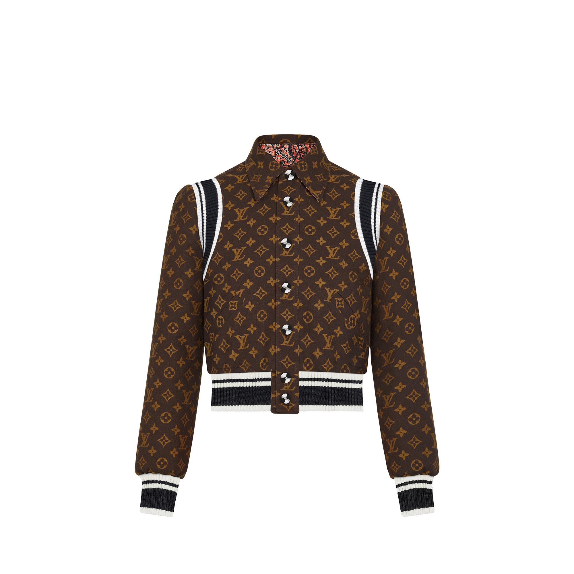 Paisley And Monogram Reversible Wool Bomber - 1