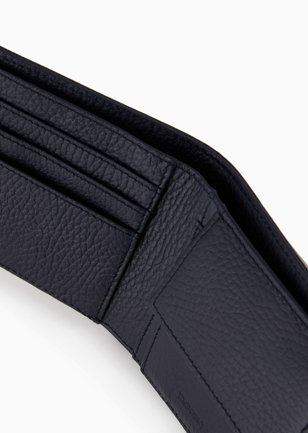 Tumbled leather wallet with coin pocket - 4