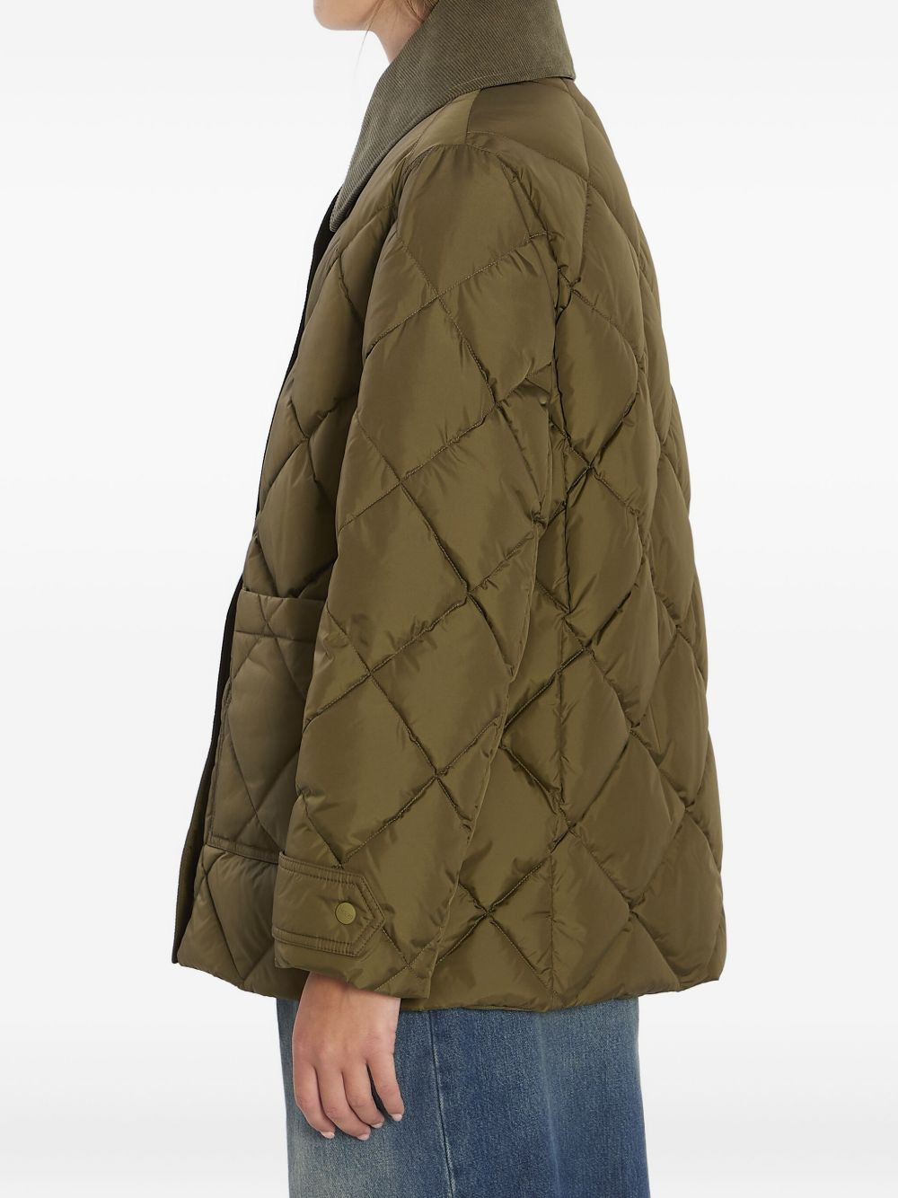 quilted cotton jacket - 4