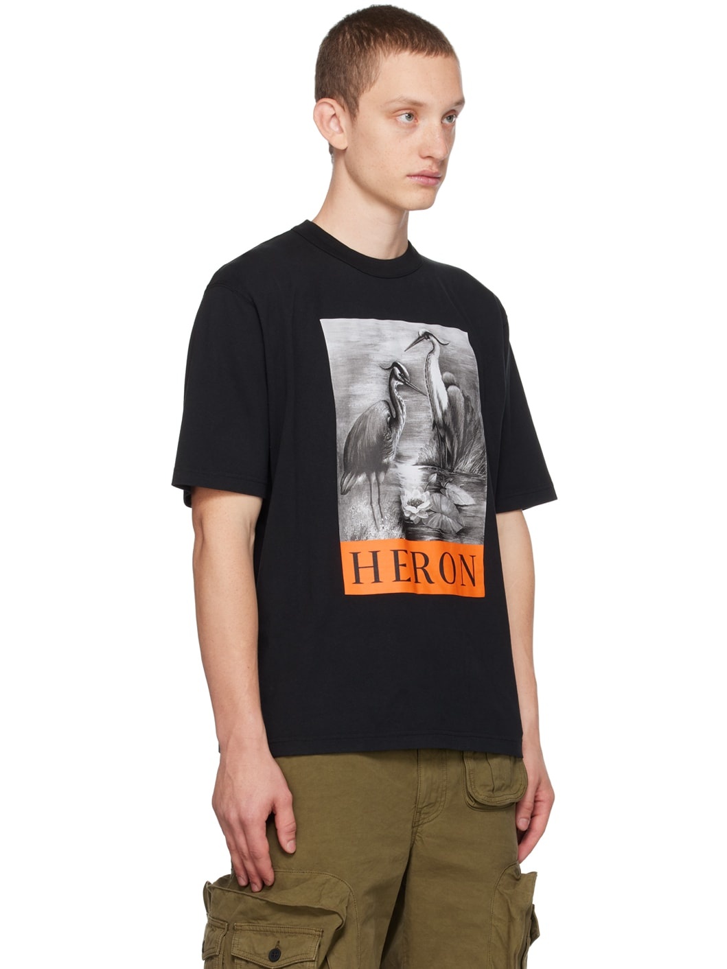 Black 'Heron' T-Shirt - 2