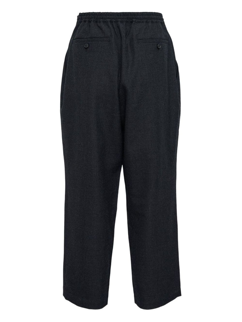 Comme des Garçons Homme houndstooth-pattern wool trousers outlook