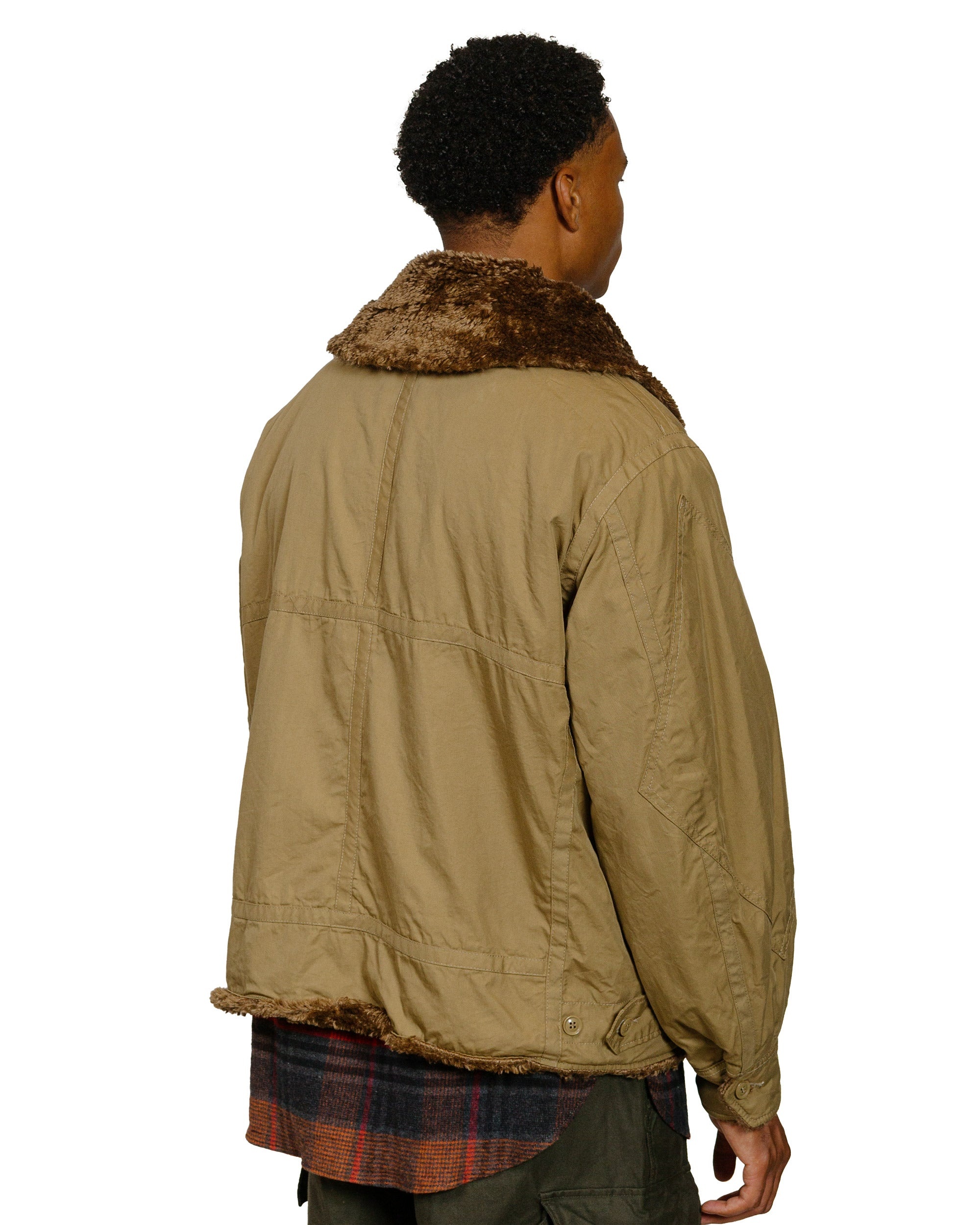 B3 Jacket Khaki Nyco Twill - 3