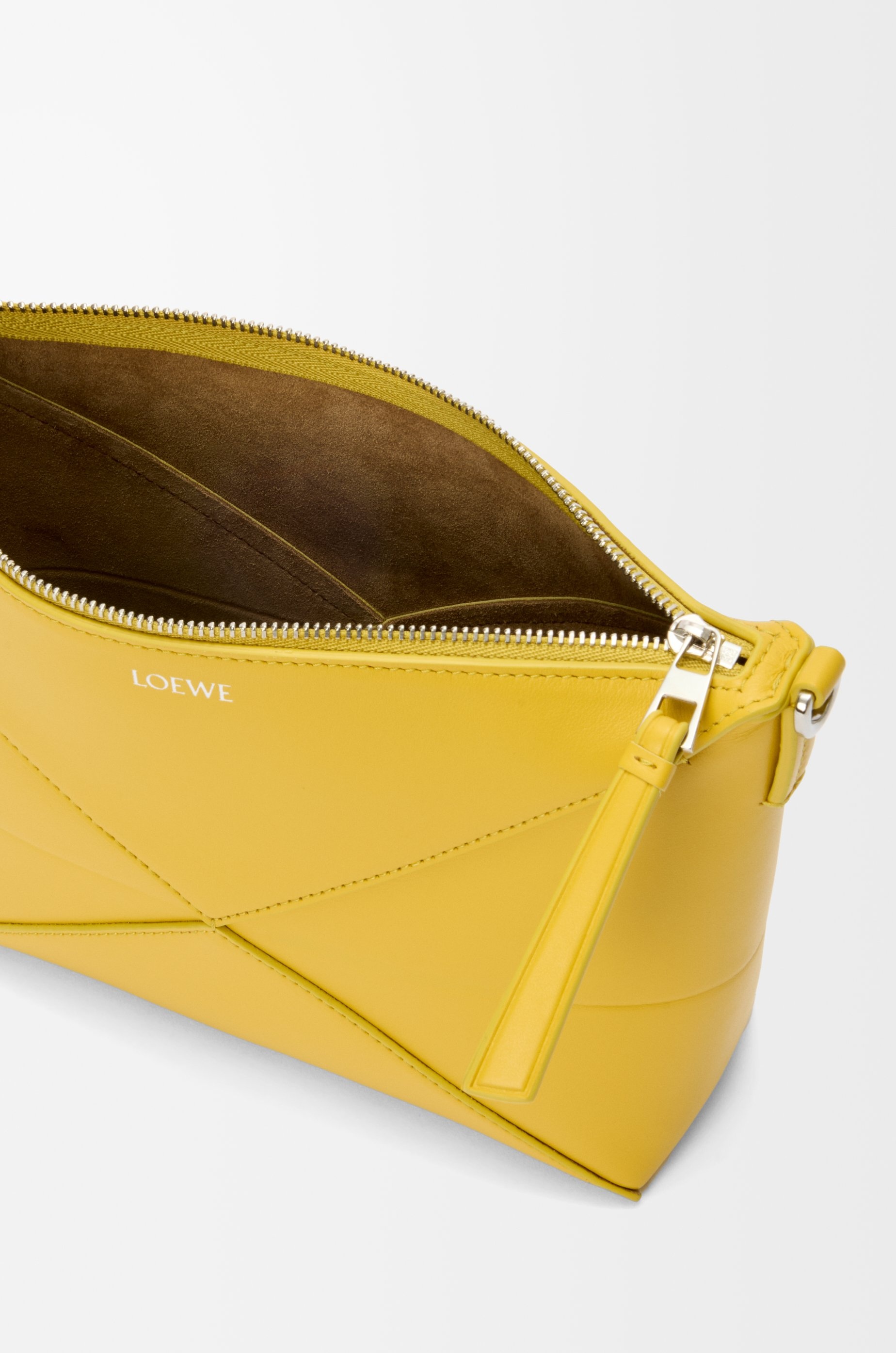 Puzzle Fold pouch in shiny nappa calfskin - 7