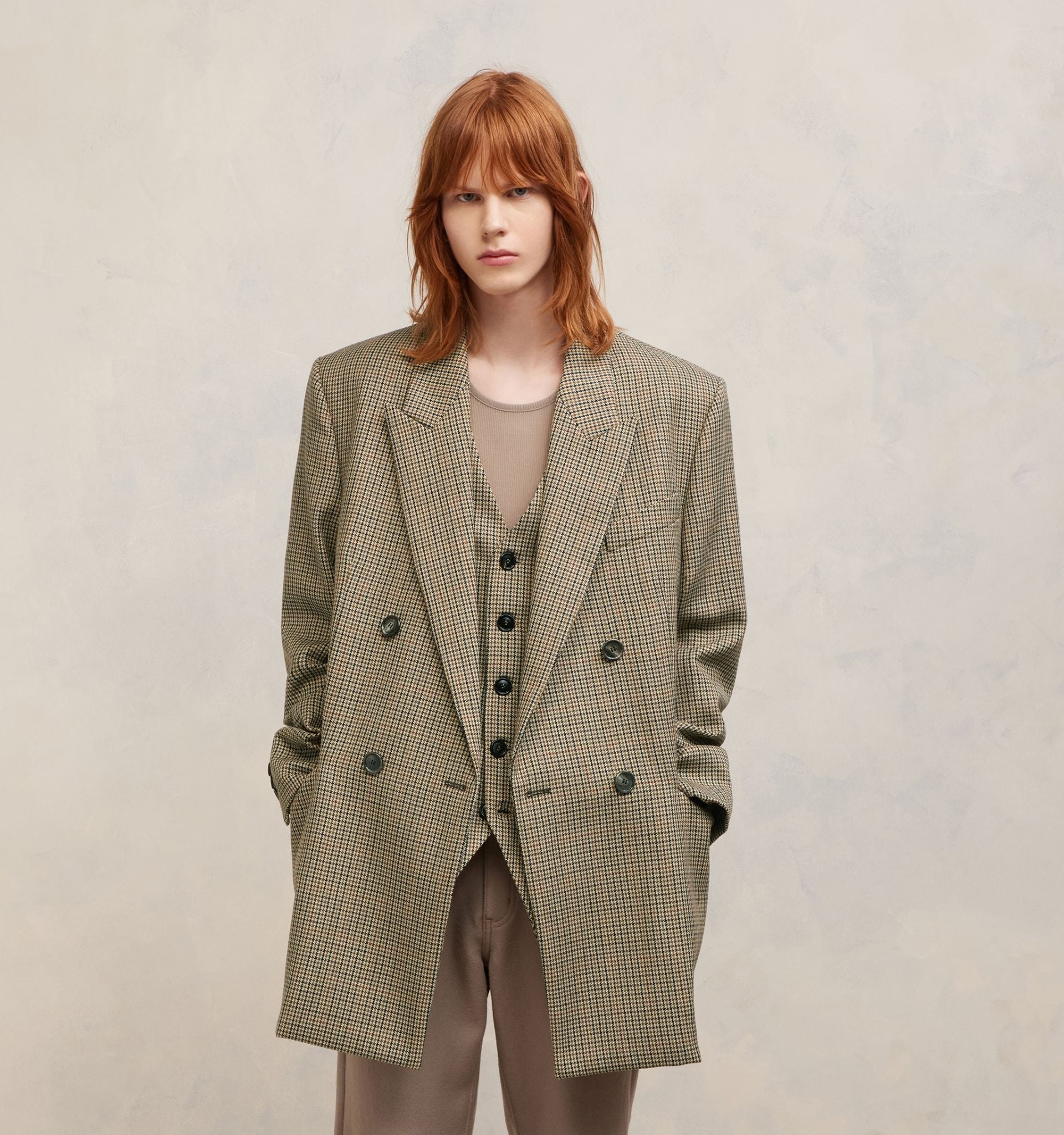 ジャケット AMI PARIS DOUBLE-BREASTED OVERSIZED JACKET AMI Paris Double Breasted Oversized Jacket | REVERSIBLE