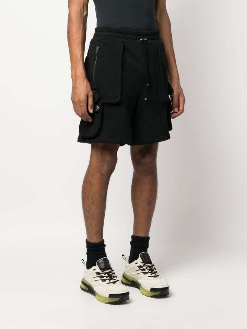 pocket-detail track shorts - 3