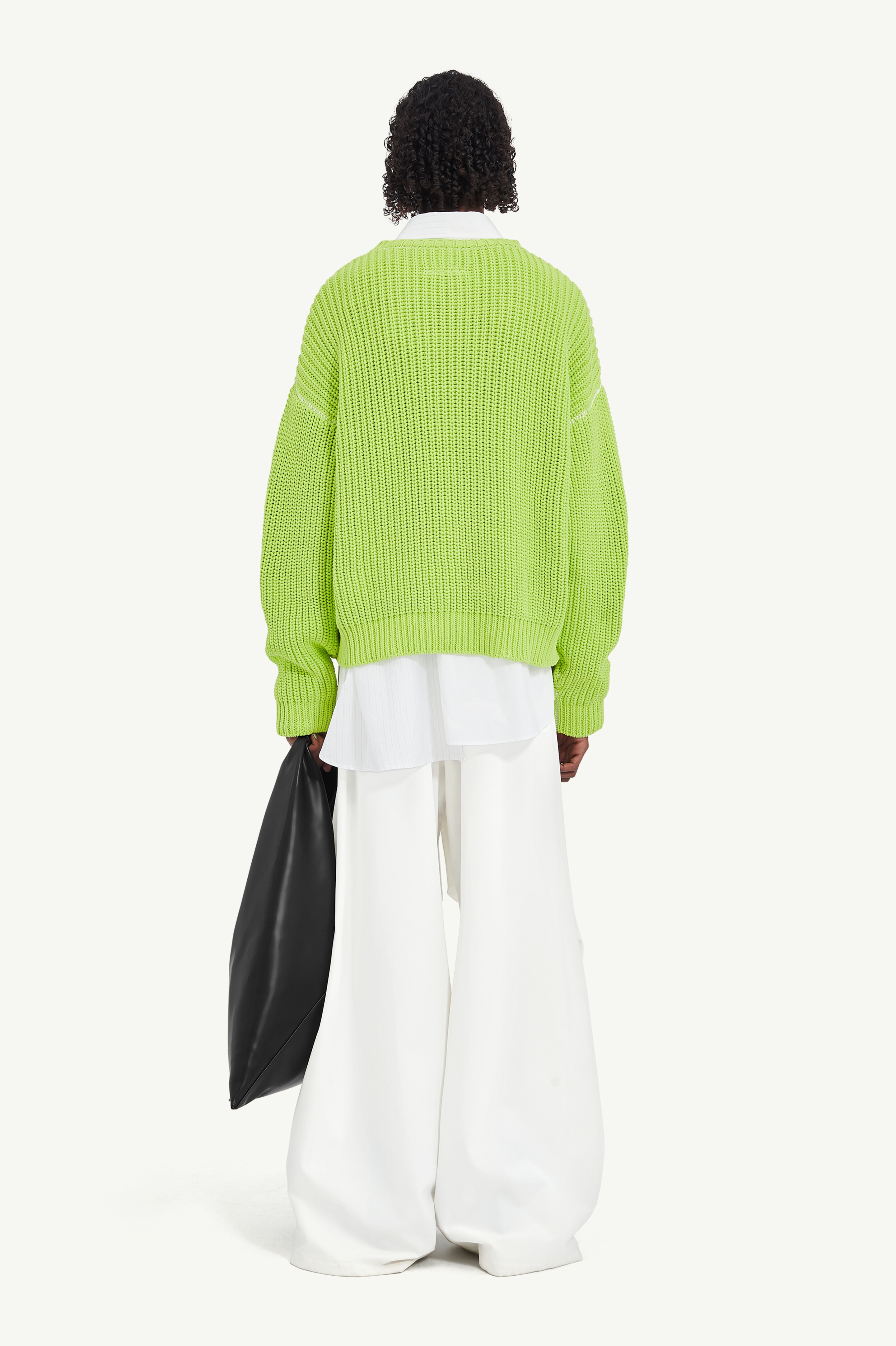 Gauge 3 Airy Cotton Nylon Jumper - 4