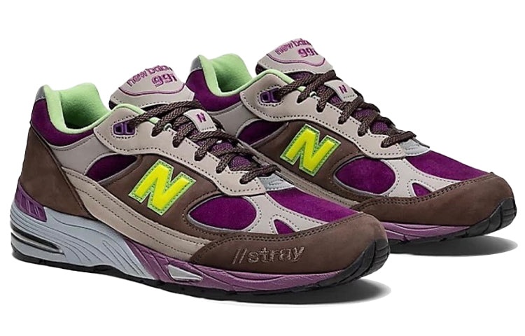 New Balance Stray Rats x 991 Made in England 'Purple Green' M991SRG - 2