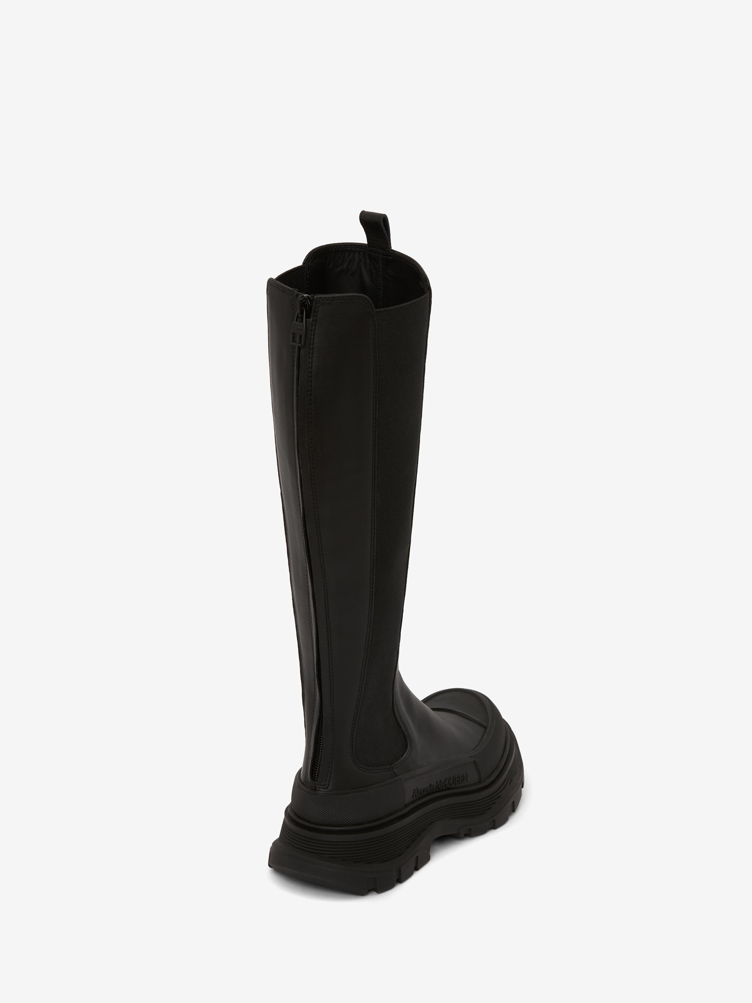 Women's Tread Slick Knee High Boot in Black - 3
