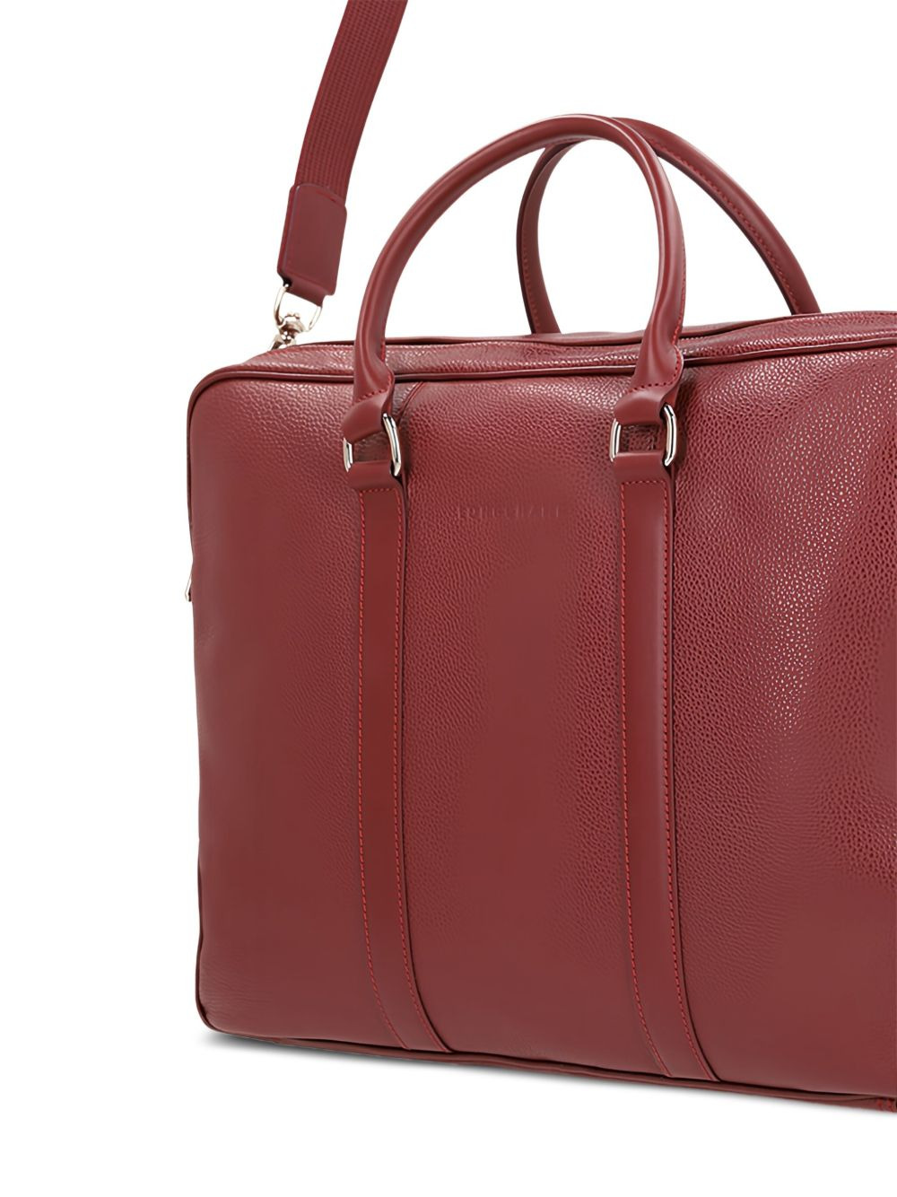 Le Foulonne leather top-handle briefcase - 3