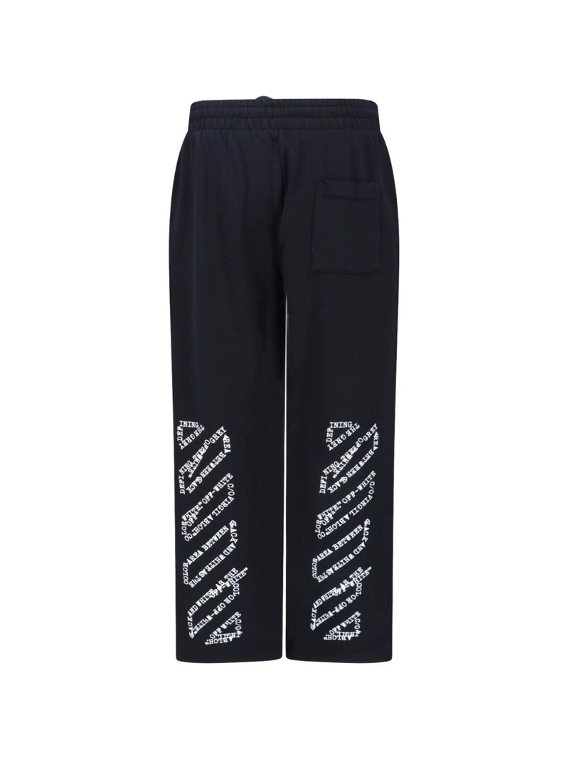Off-White logo-print track pants outlook