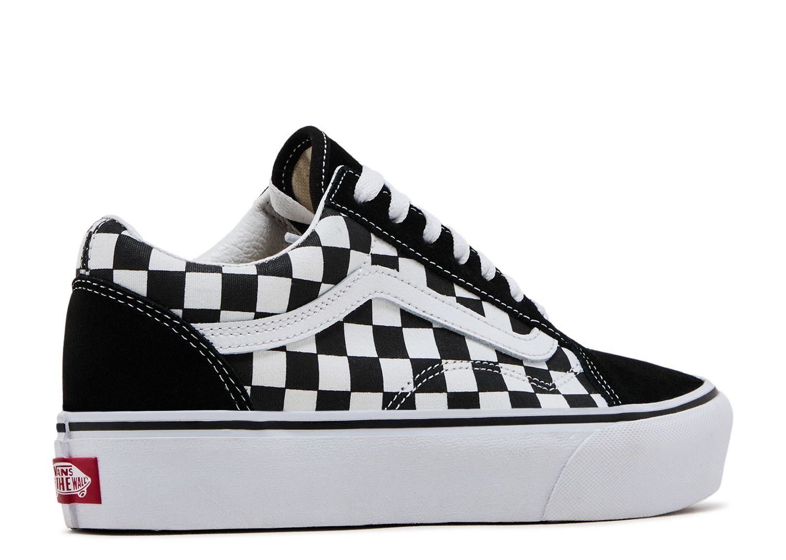 OLD SKOOL PLATFORM 'BLACK WHITE CHECKERBOARD' - 3