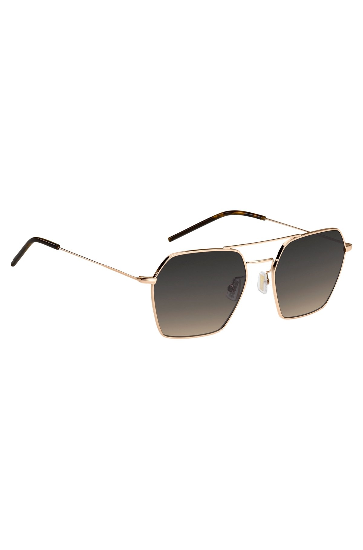 STEEL SUNGLASSES WITH DOUBLE BRIDGE - 4