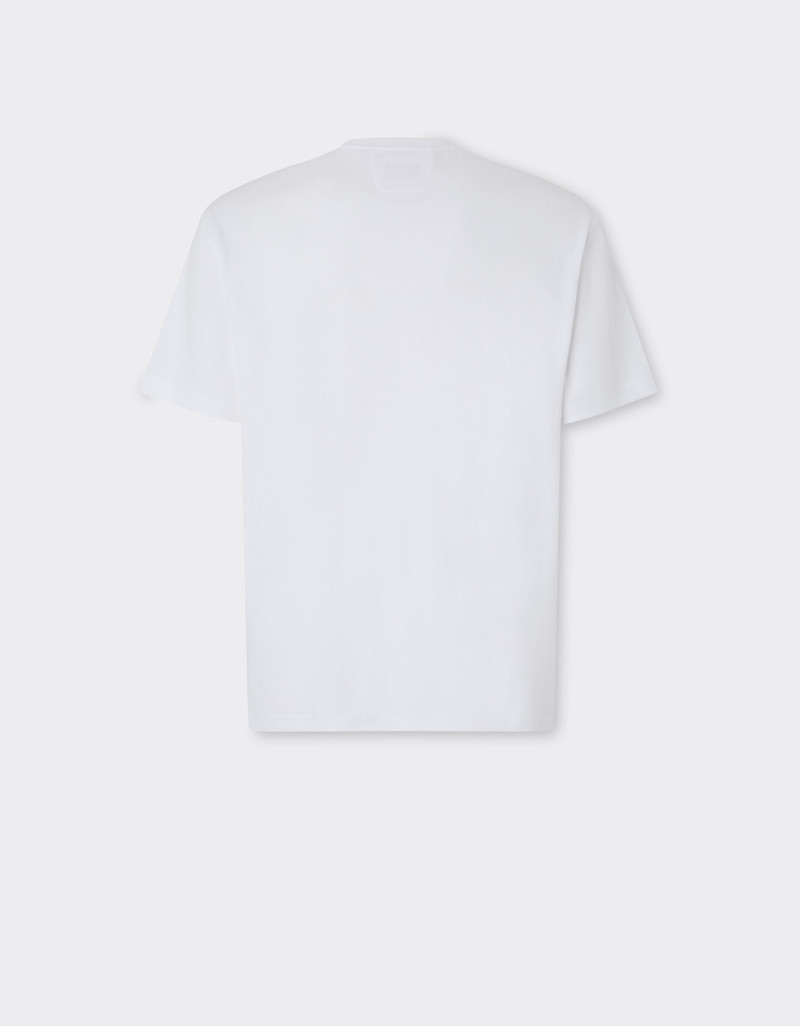 Ferrari Cotton T-shirt with Ferrari logo outlook