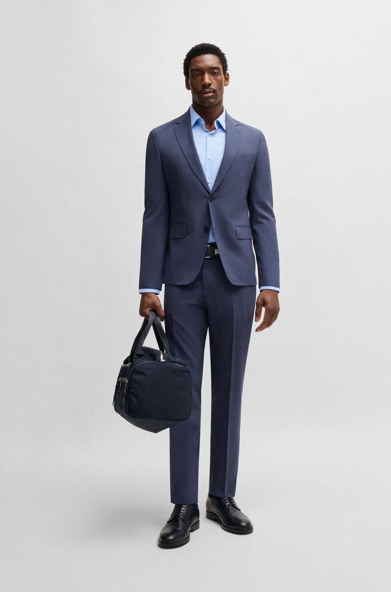 BOSS REGULAR-FIT SHIRT IN STRUCTURED STRETCH FABRIC outlook