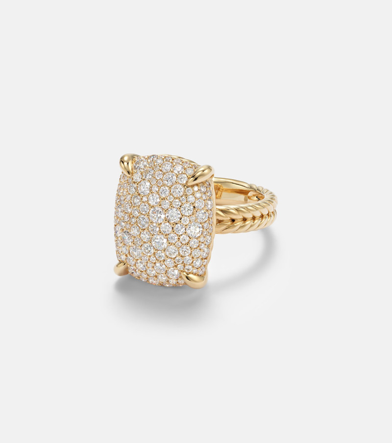 Châtelaine® 18kt gold ring with diamonds 1