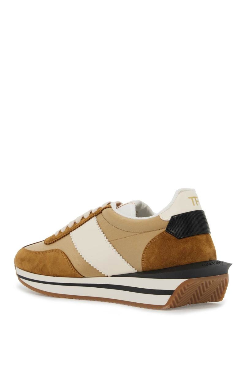 Tom Ford TECHNO CANVAS AND SUEDE 'JAMES' SNEAKERS - 3