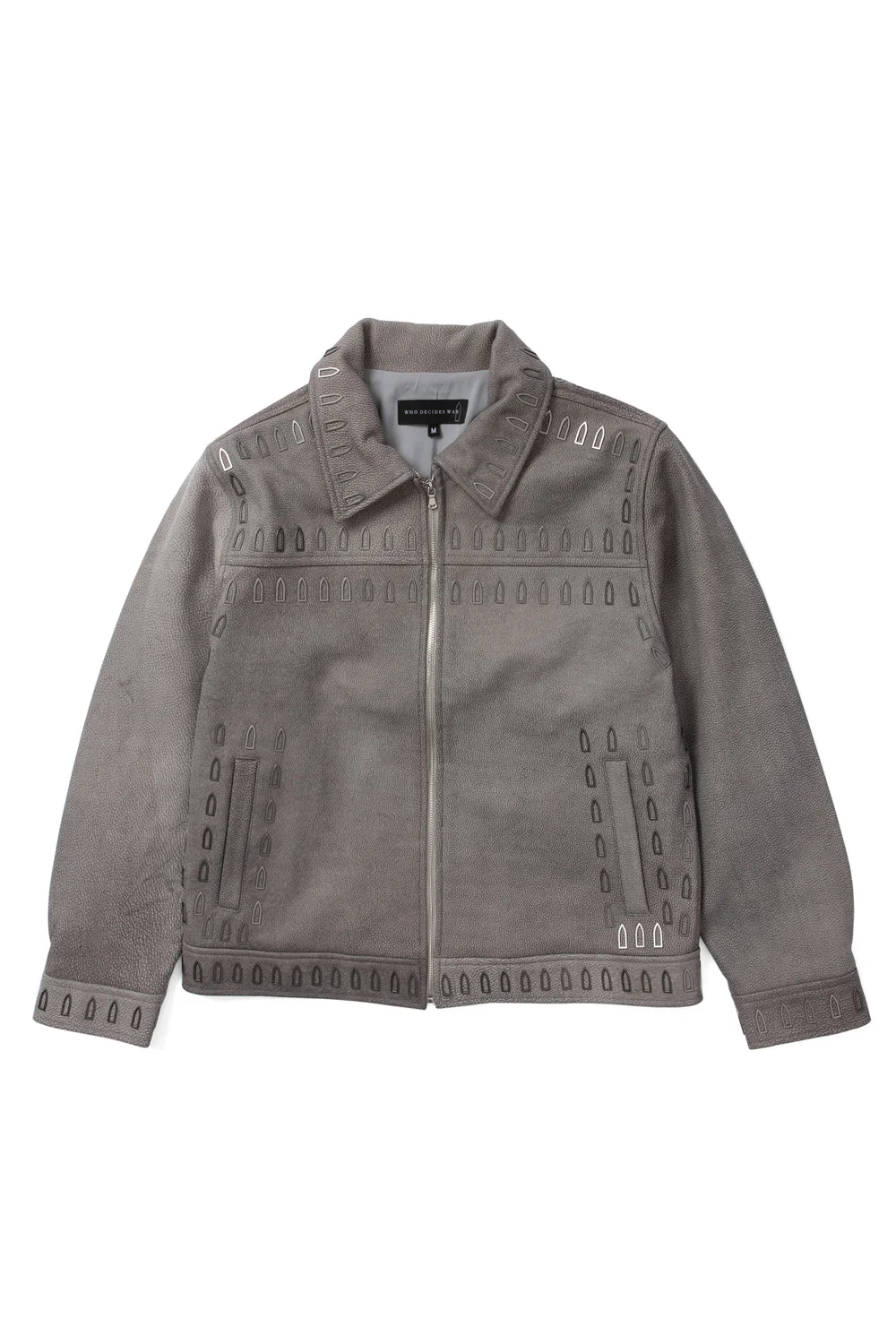 HARDWARE LEATHER JACKET - 1